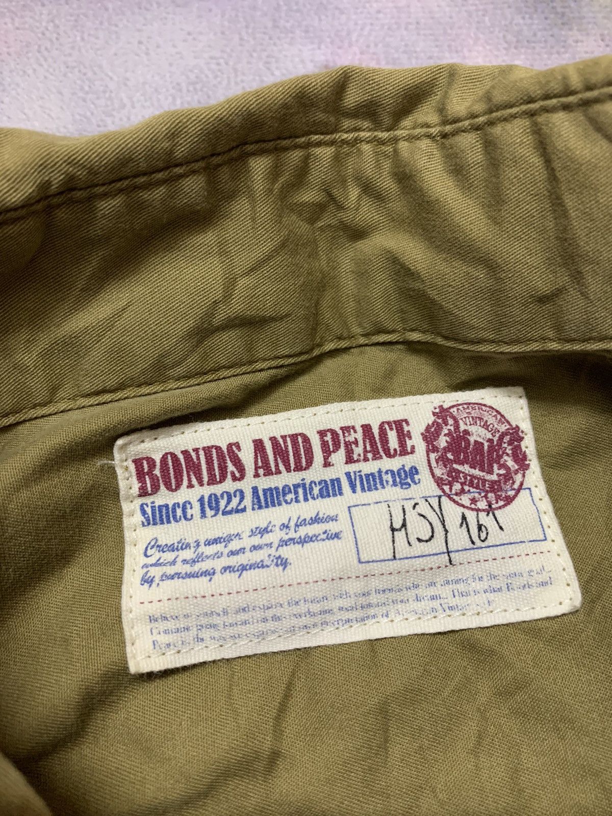 Us Air Force - Japanese Brand Bonds & Peace Combat Shirt - 7