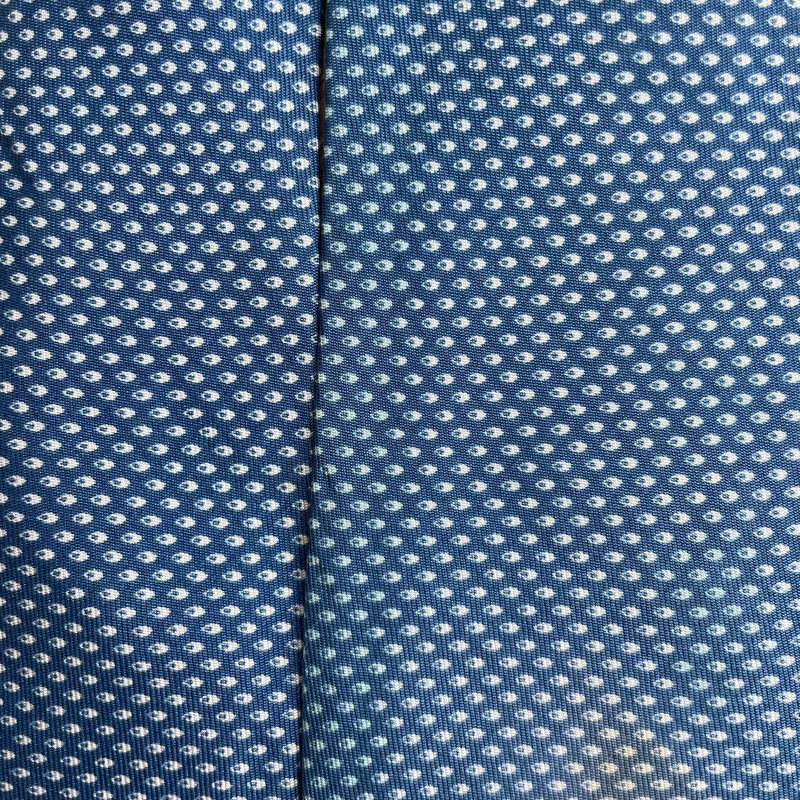 Hermes Paris Silk Tie 751 UA Geometry Blue - 1