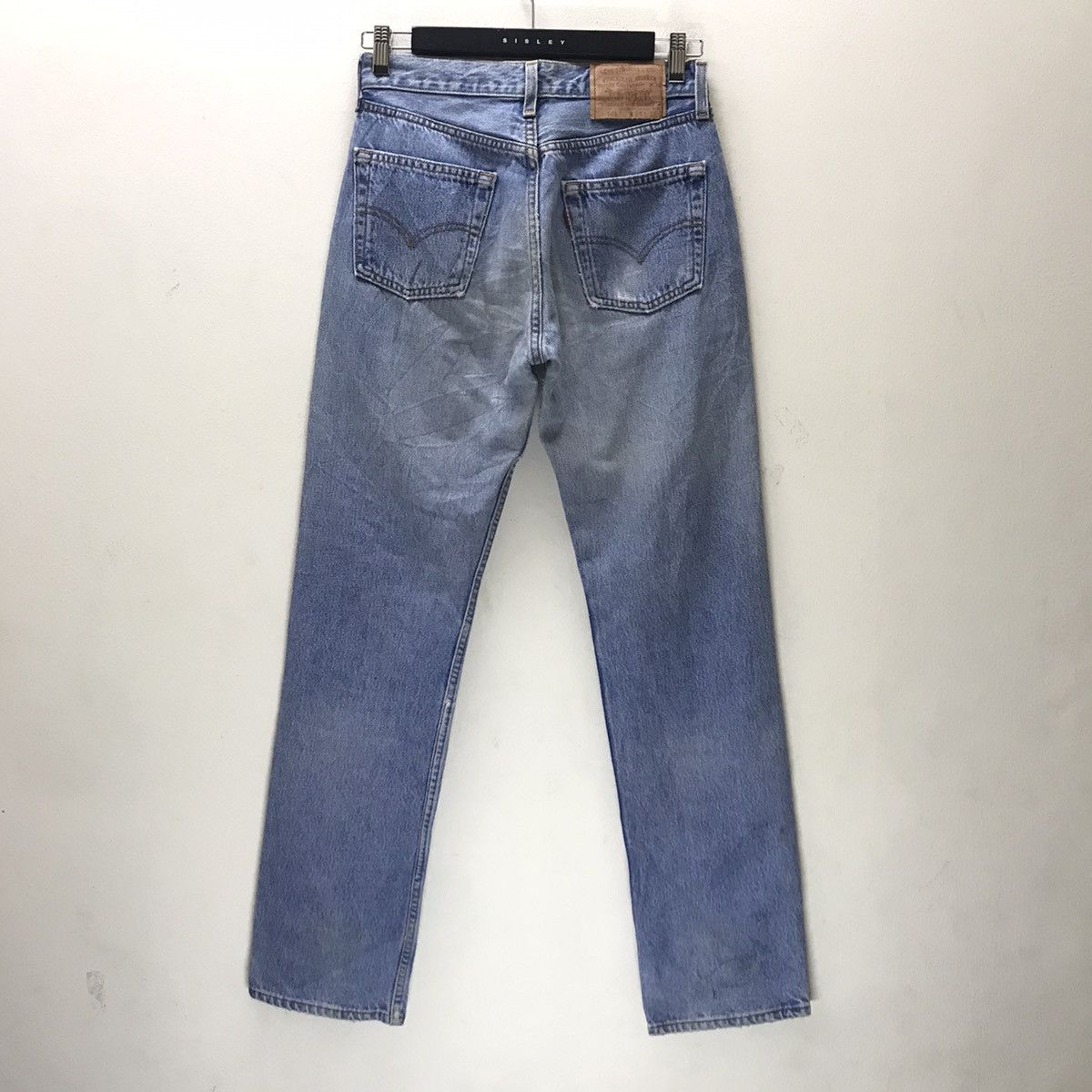 Vintage 80s Levis 501 Distressed Denim Cobain style - 10