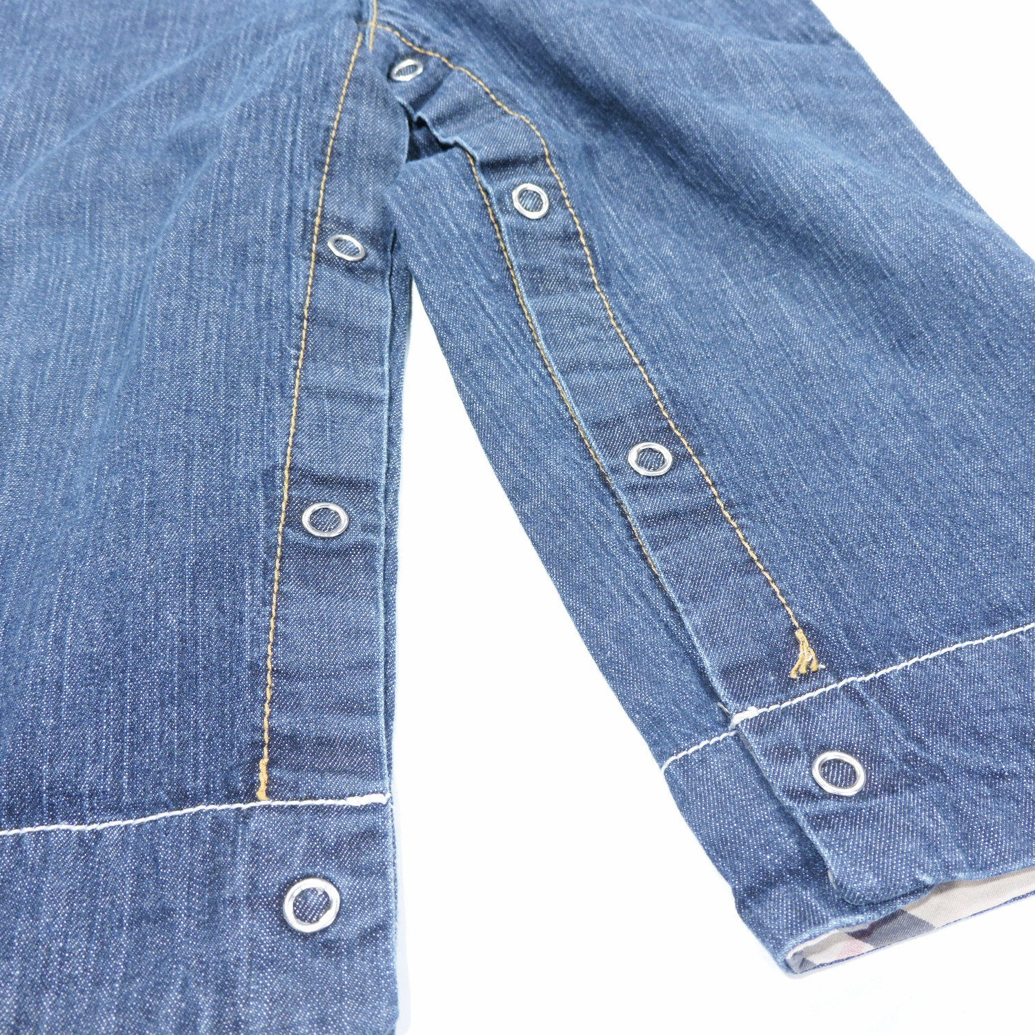 BURBERRY DENIM LONG PANTS - 6