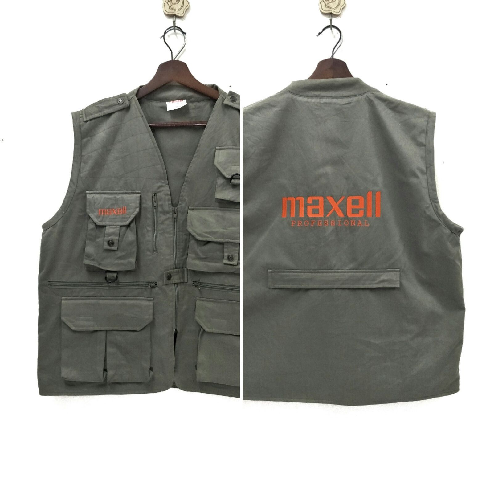 Vintage Maxell Cassette Tactical Utility Vest - 1