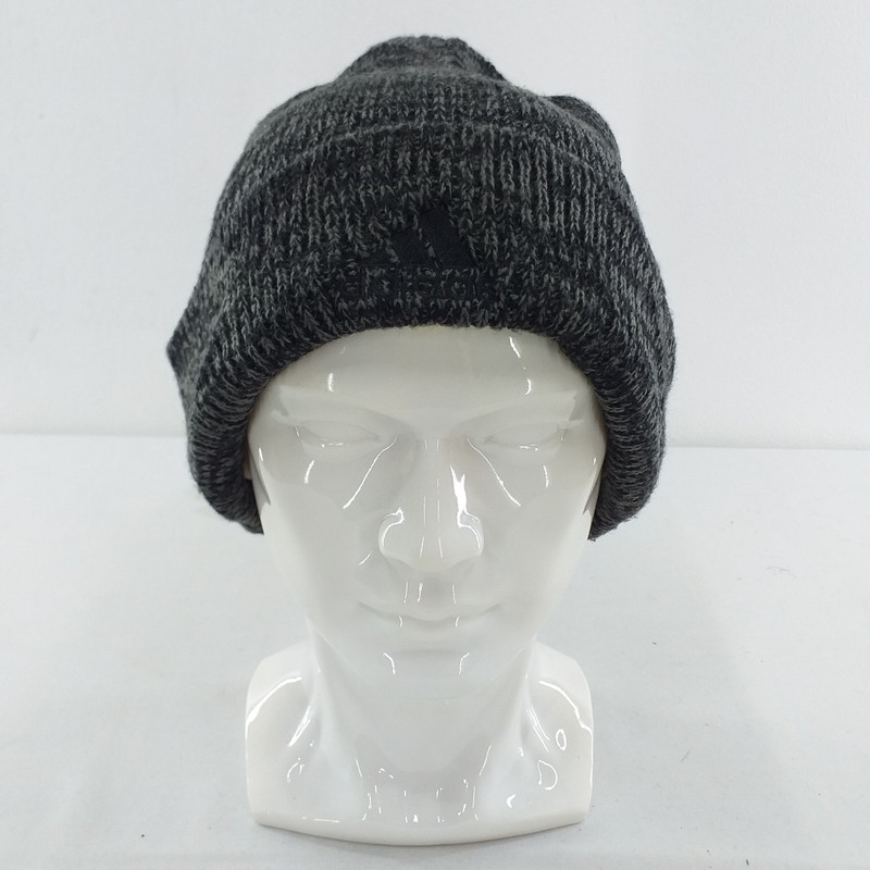 Vintage Adidas Plain Snow Cap Beanie Hat - BN218 - 1