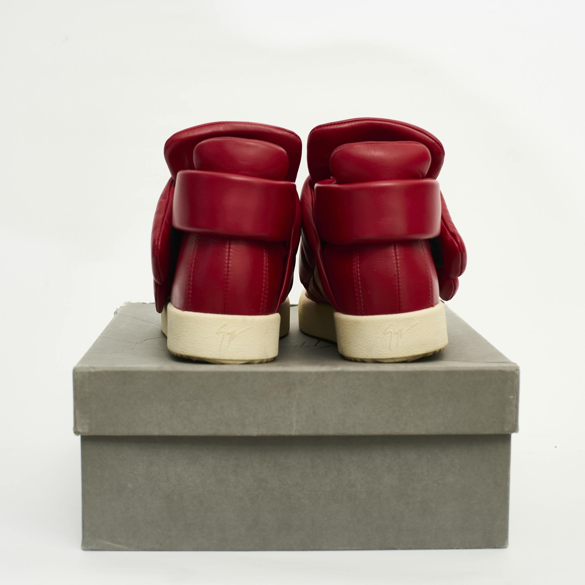 Kid Cudi Giuseppe Zanotti 2015 Red Sneaker Size 44 - 4