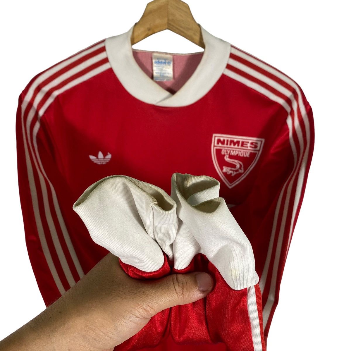 Vintage 80s Nimes Olympique Kindy Jersey - 6