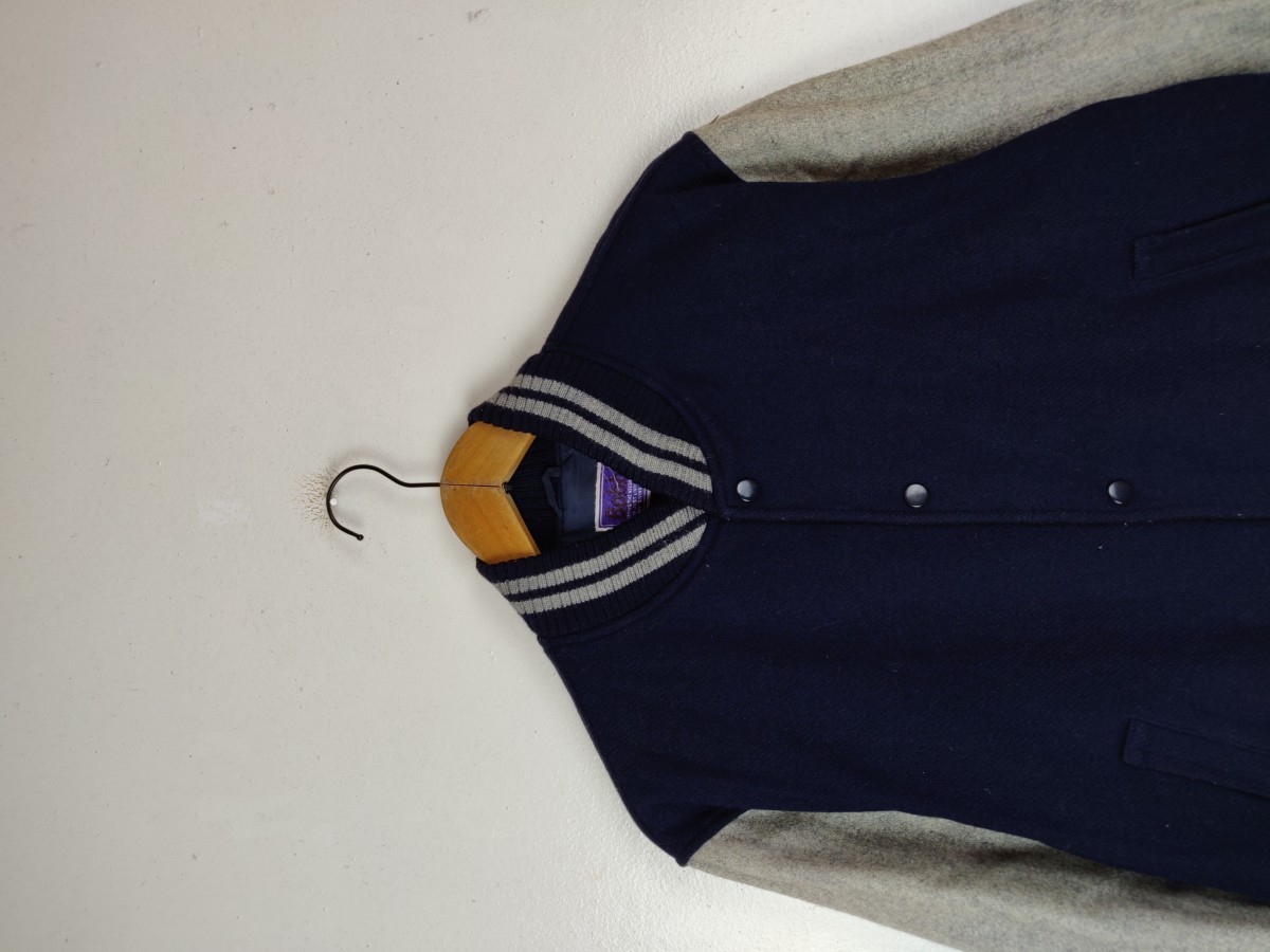 Varsity - Bobbio Japan Plain Jacket Streetwear Tops - 3
