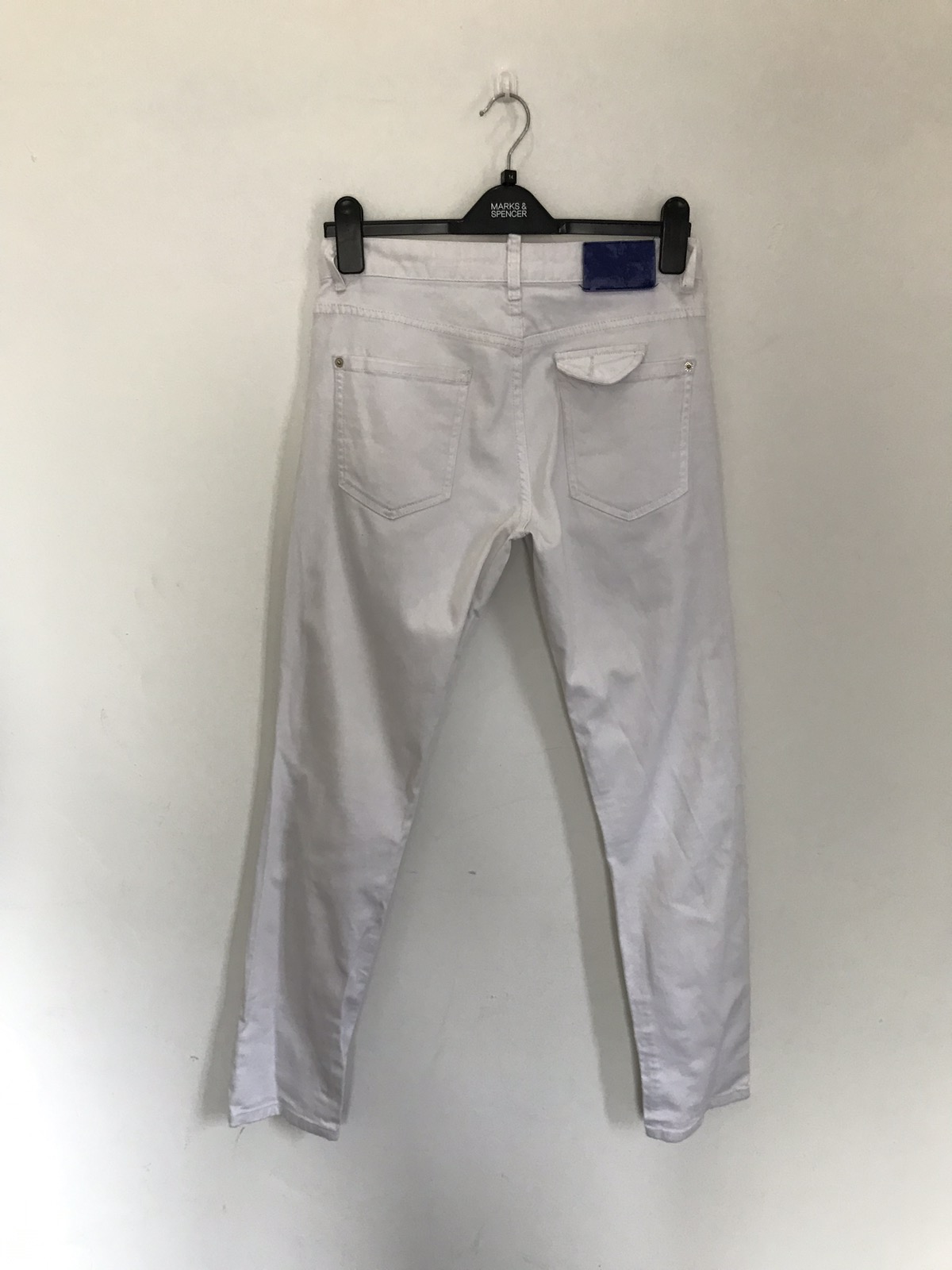 Vintage Dsquared2 White Cotton Pants Nice Design - 3