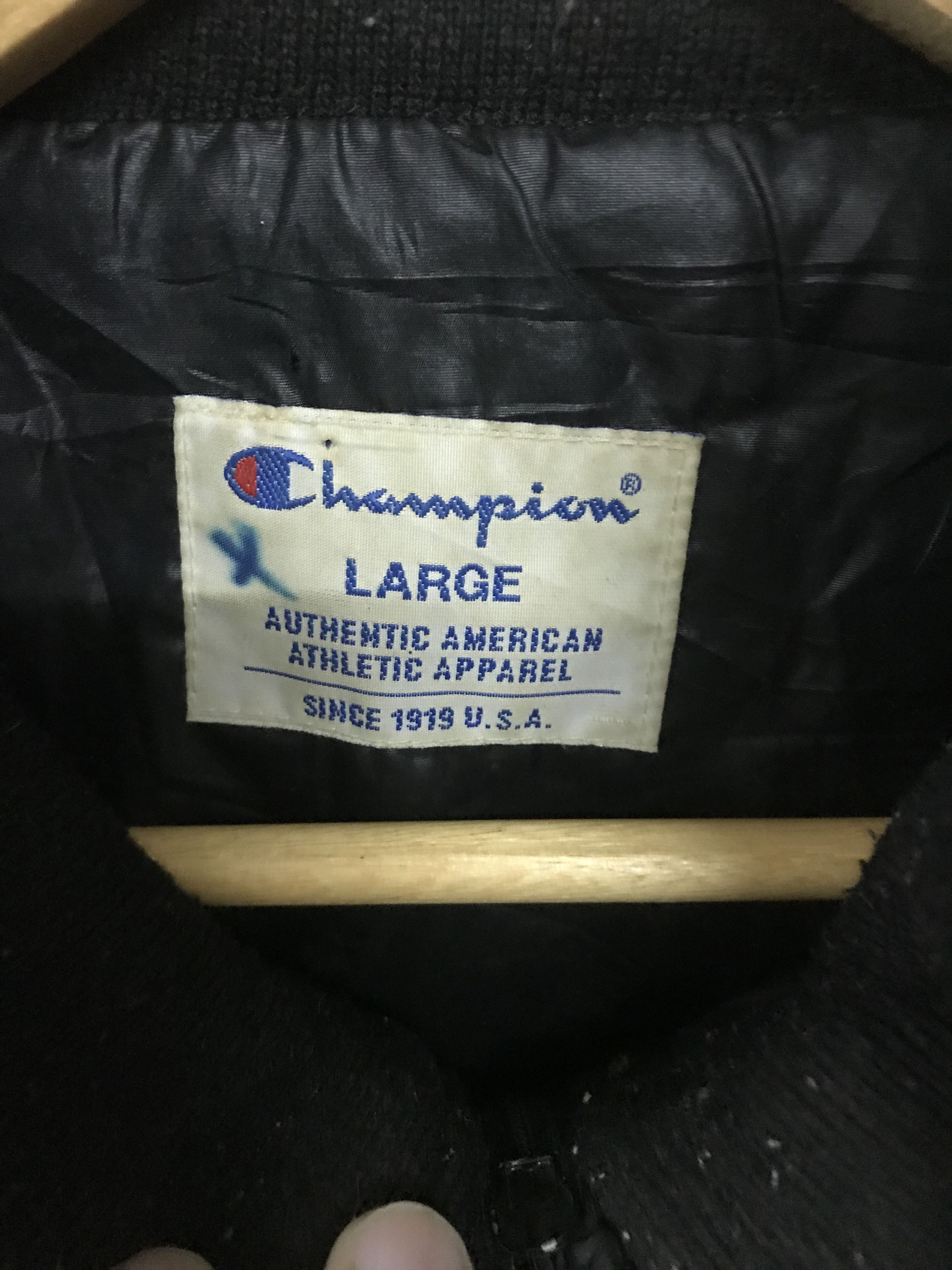 Vintage Champion Embroidered Jacket Large - 5