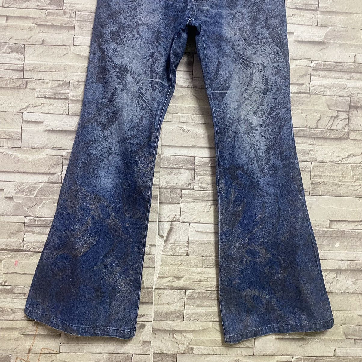 Japanese Brand - Tornado Mart Denim Flare Jeans Painted - 5