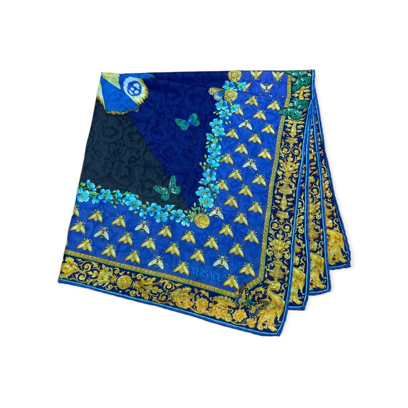 Versace Handkerchief Bandana Headband Butterfly Motives - 1