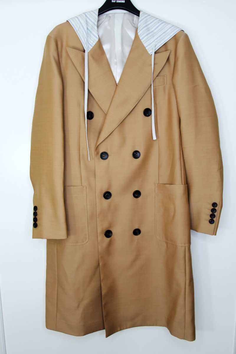 BNWT SS20 LANVIN WOOL SILK BLEND HOODED COAT 50 - 2