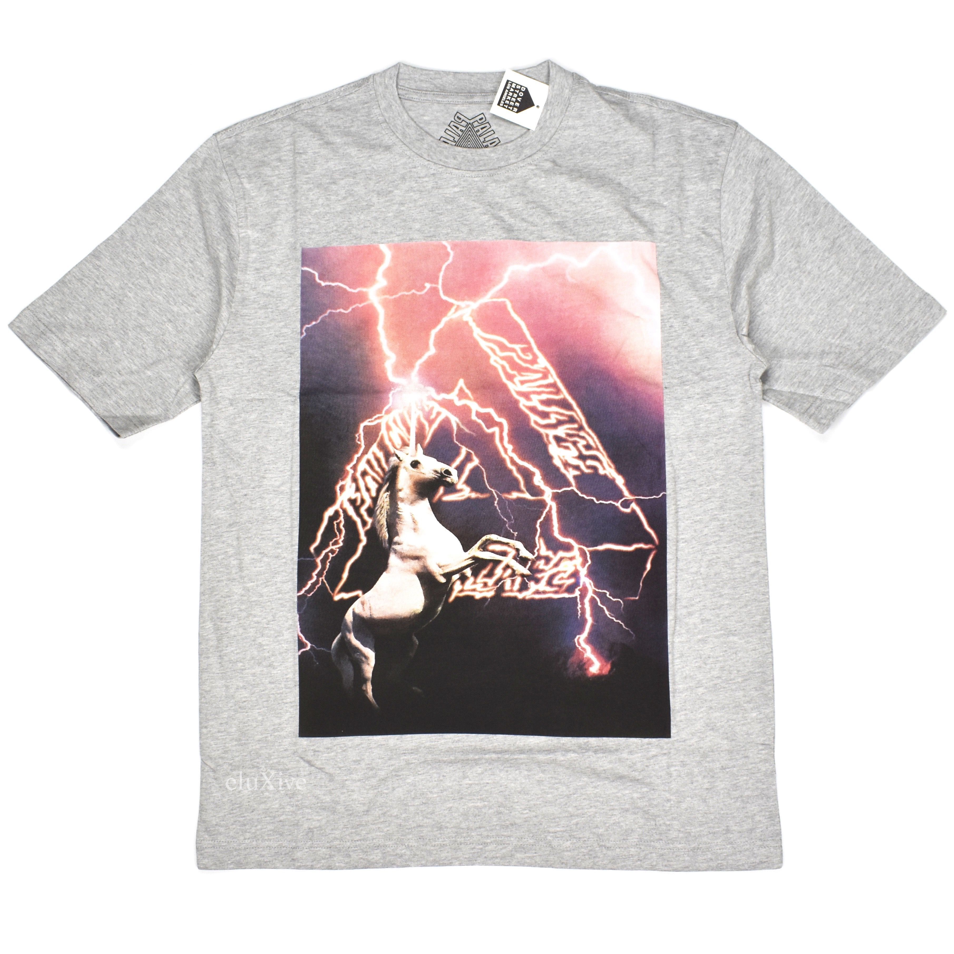 Corn' Lightning Tri Ferg Logo T-Shirt Gray DS - 1