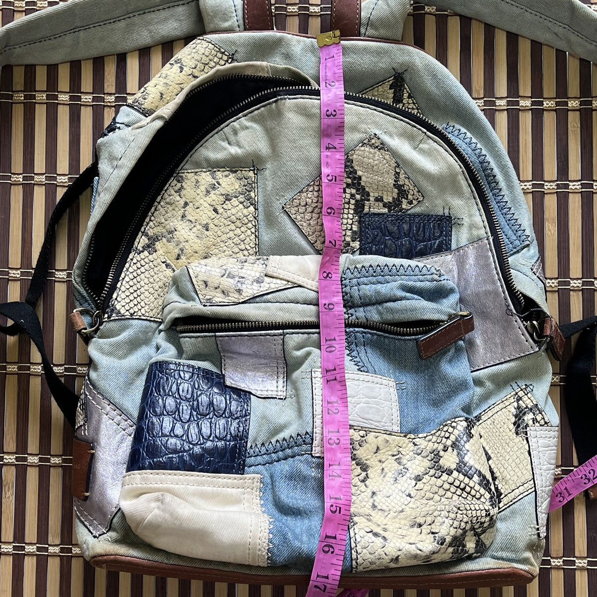 Marc Jacobs Kapital Patches Backpack Multi Patches Faded - 22