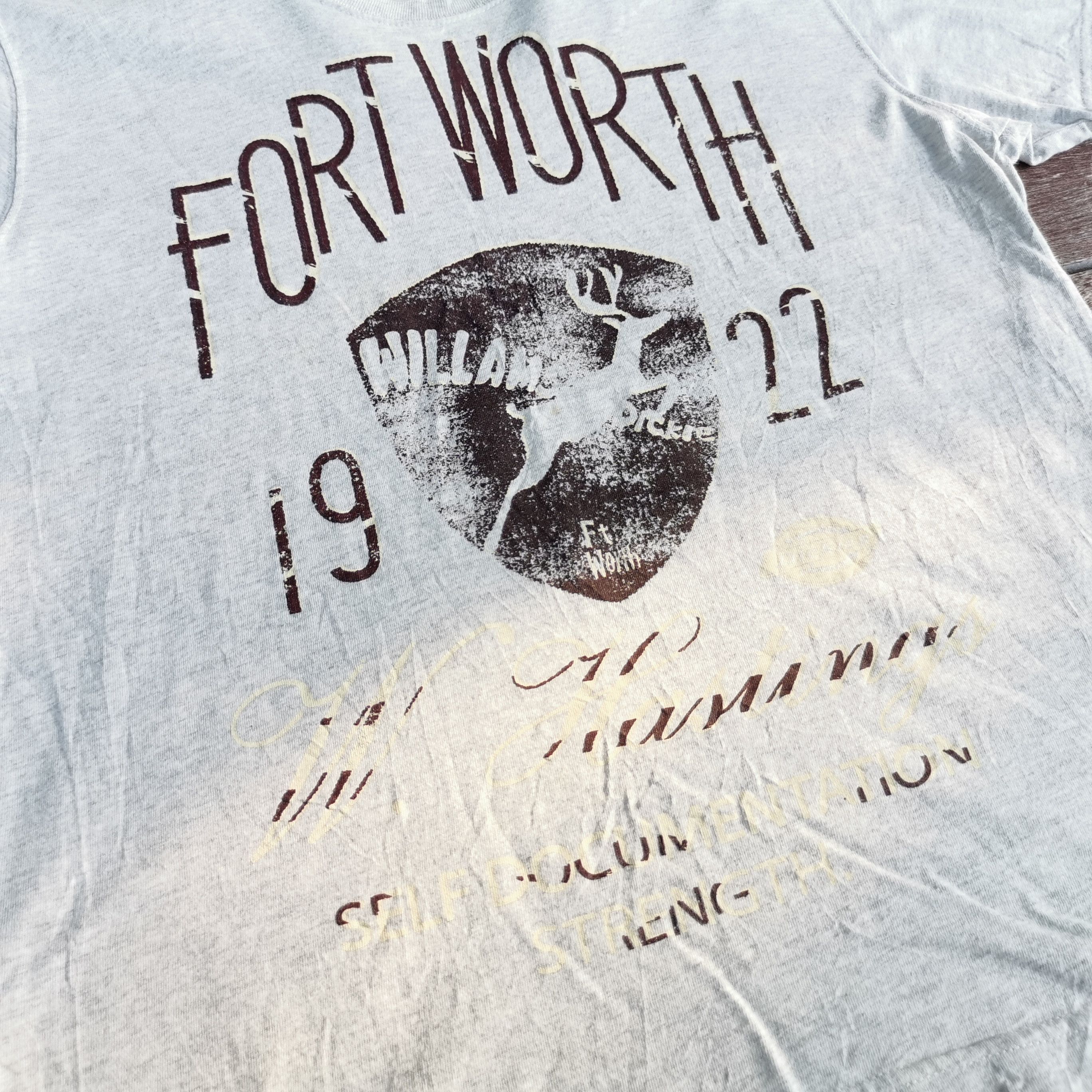 Vintage Dickies Fort Worth 1922 Rare Design T-shirt - 2