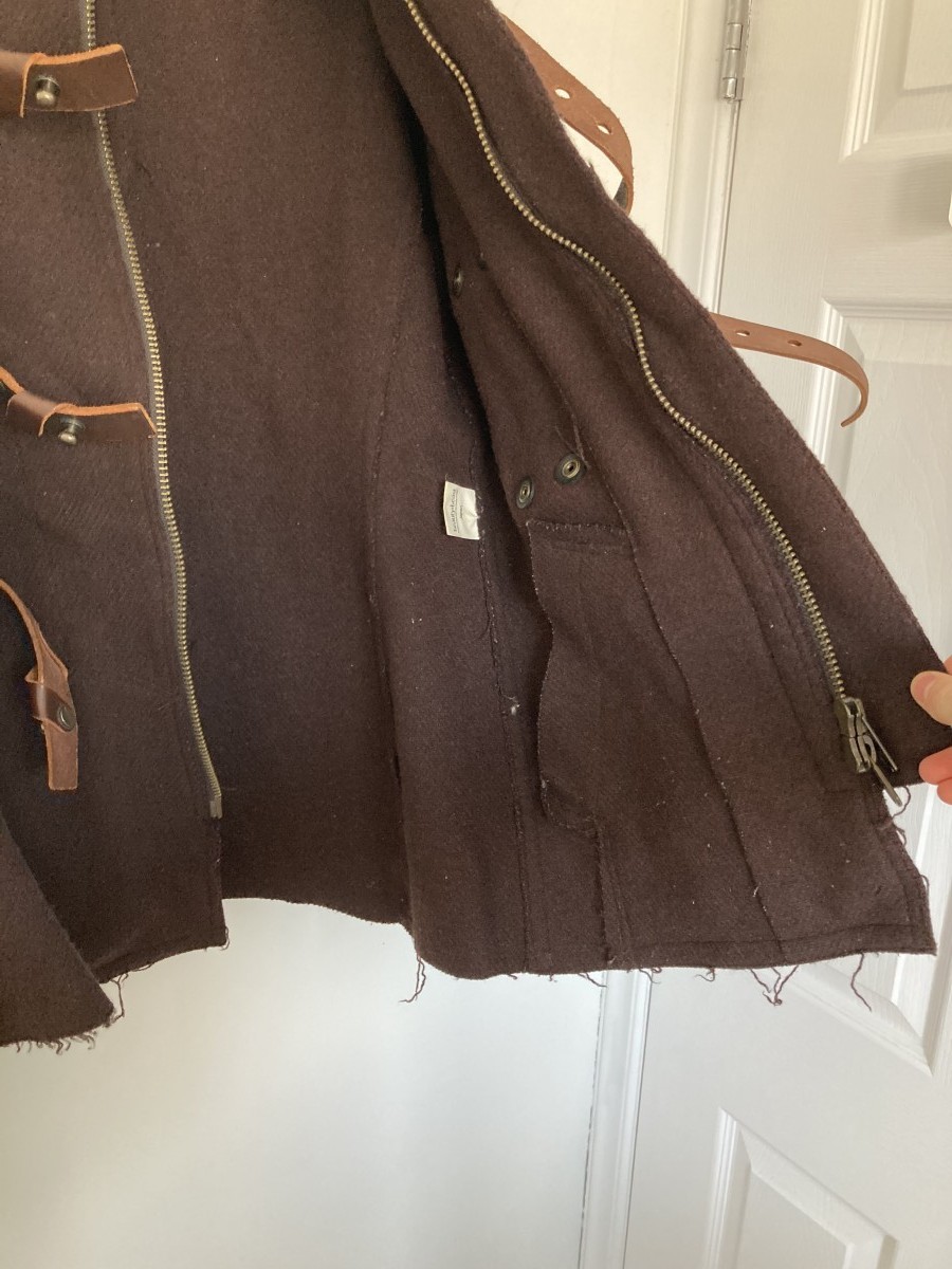 Beauty Beast - Readymade BB distressed bondage wool jacket - 12
