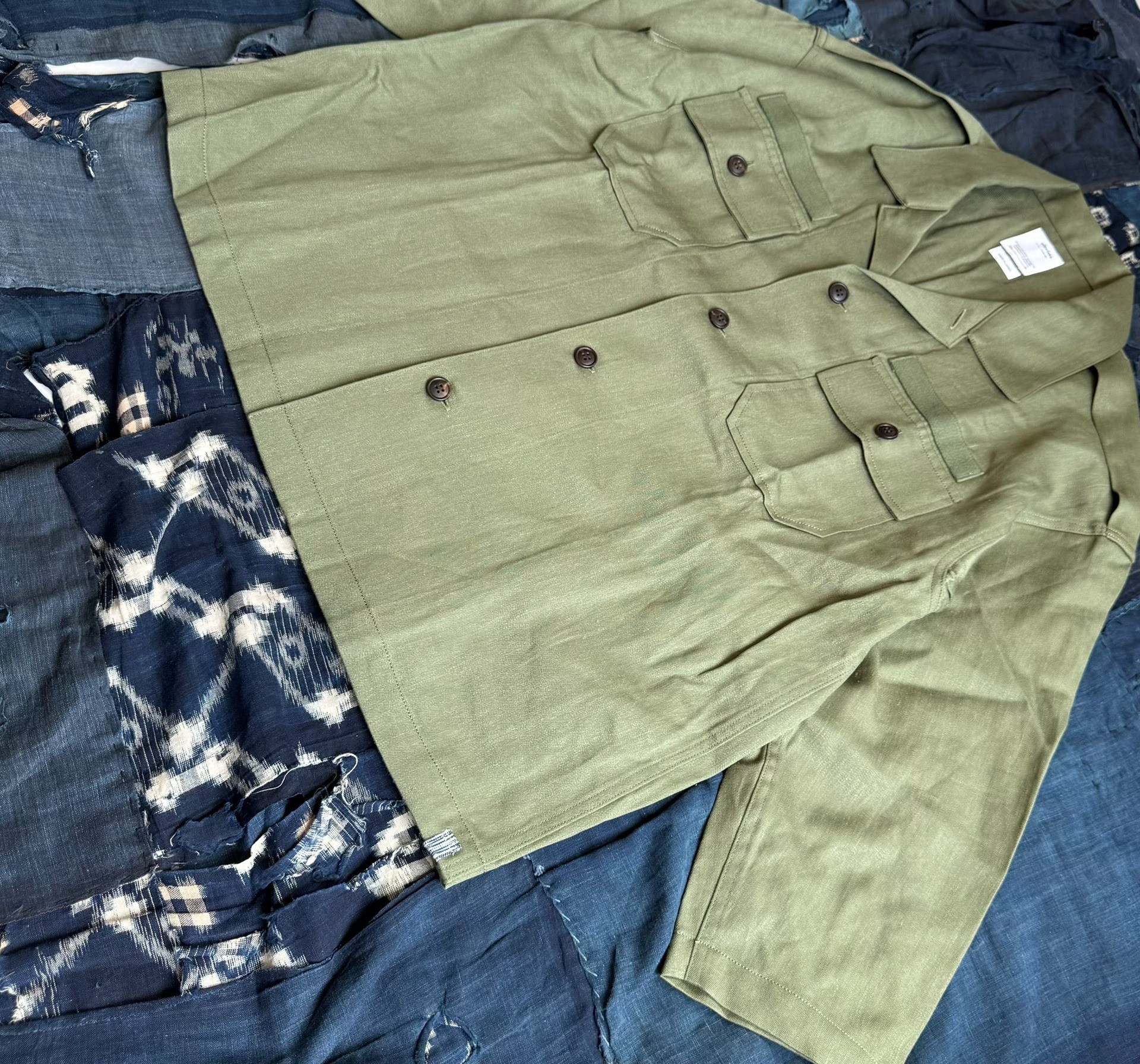 VISVIM 24SS CANAAN SHIRT L/S Wool Shirt Three-quarter Sleeves - 6