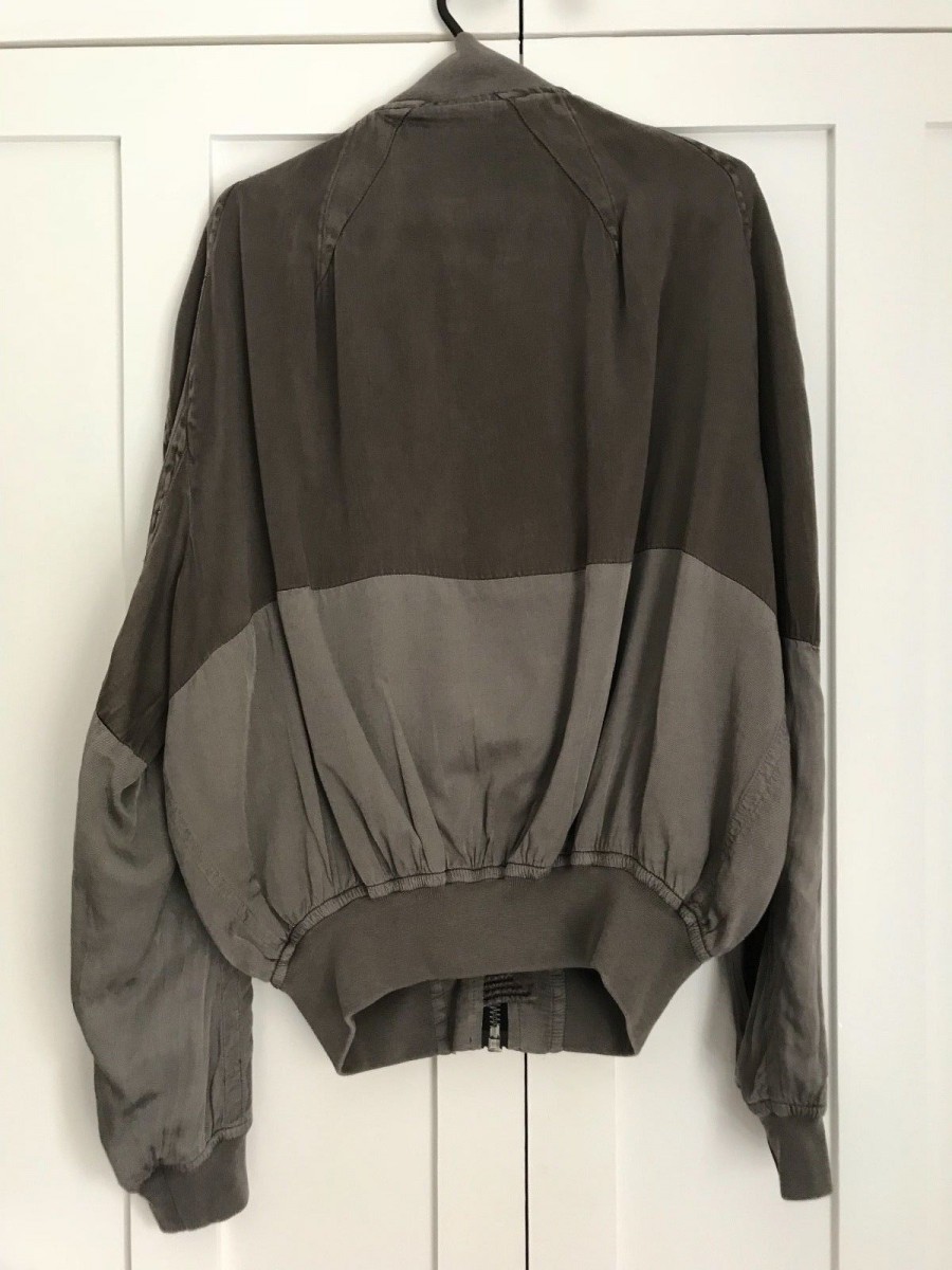 RARE silky oversized bomber jacket XS - 2