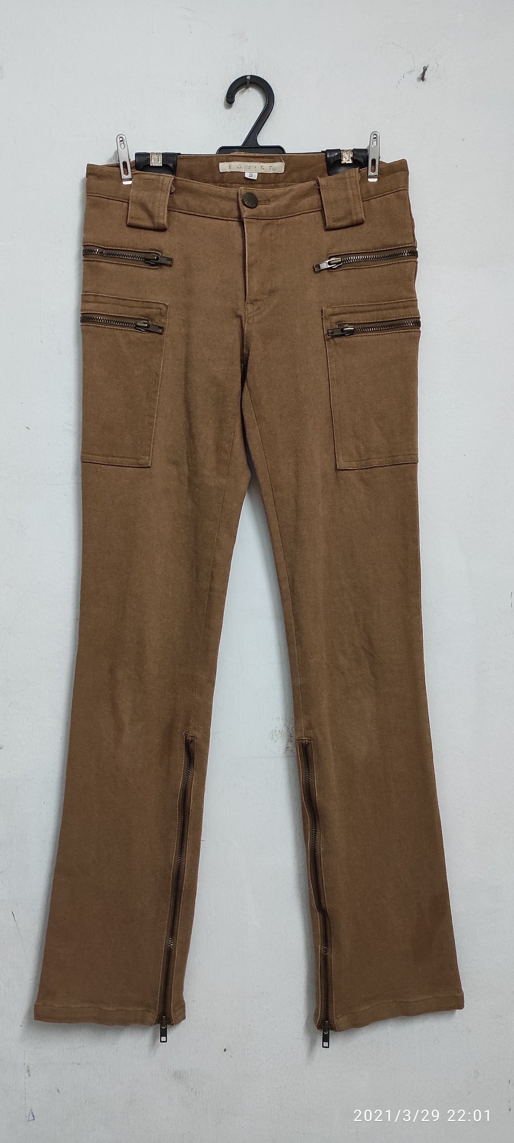 Japanese Brand - Archive EGOIST Punkers zipper elastic skinny pants - 12