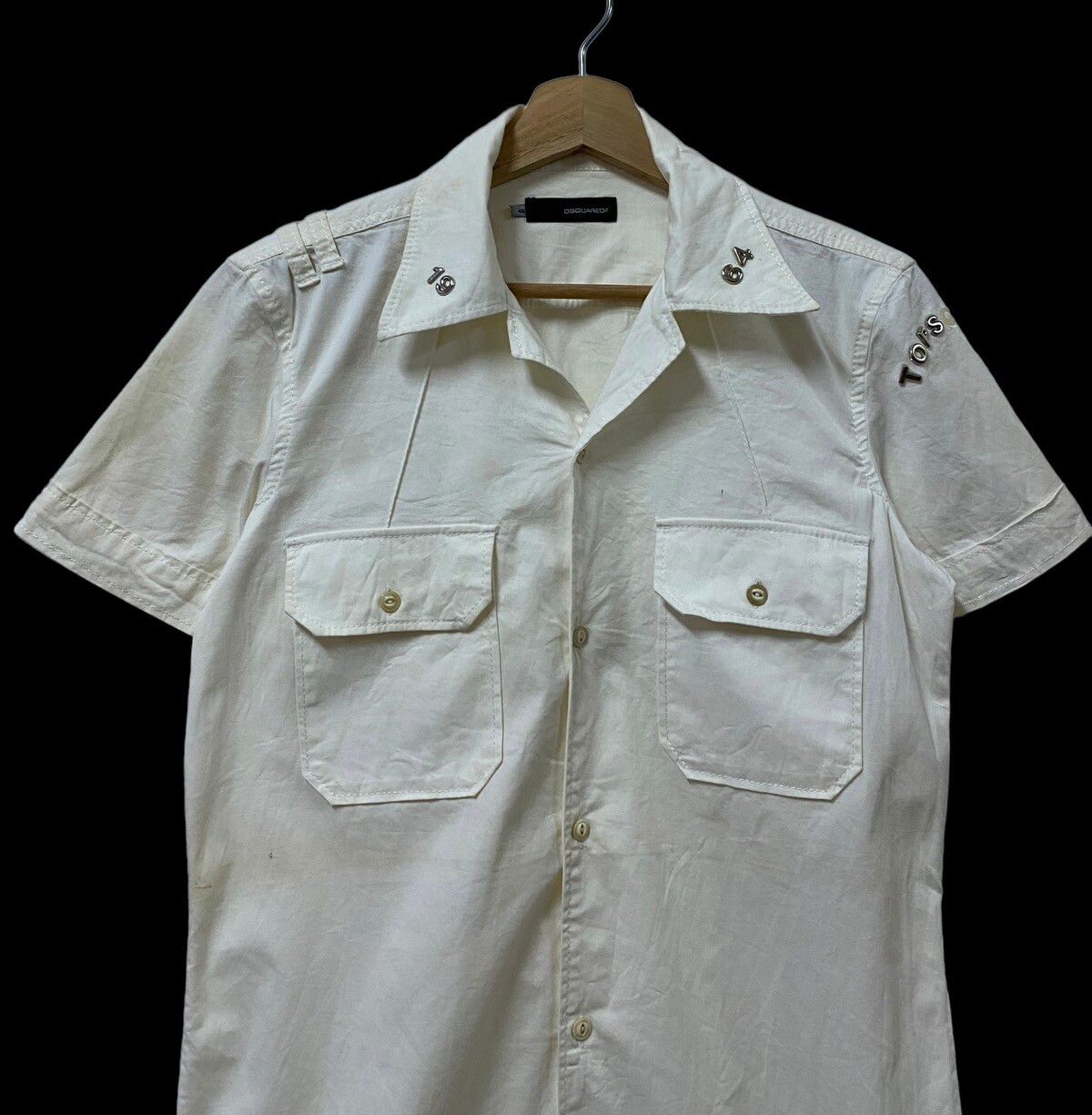 Dsquared2 Topscout White Button Down Shirt - 3