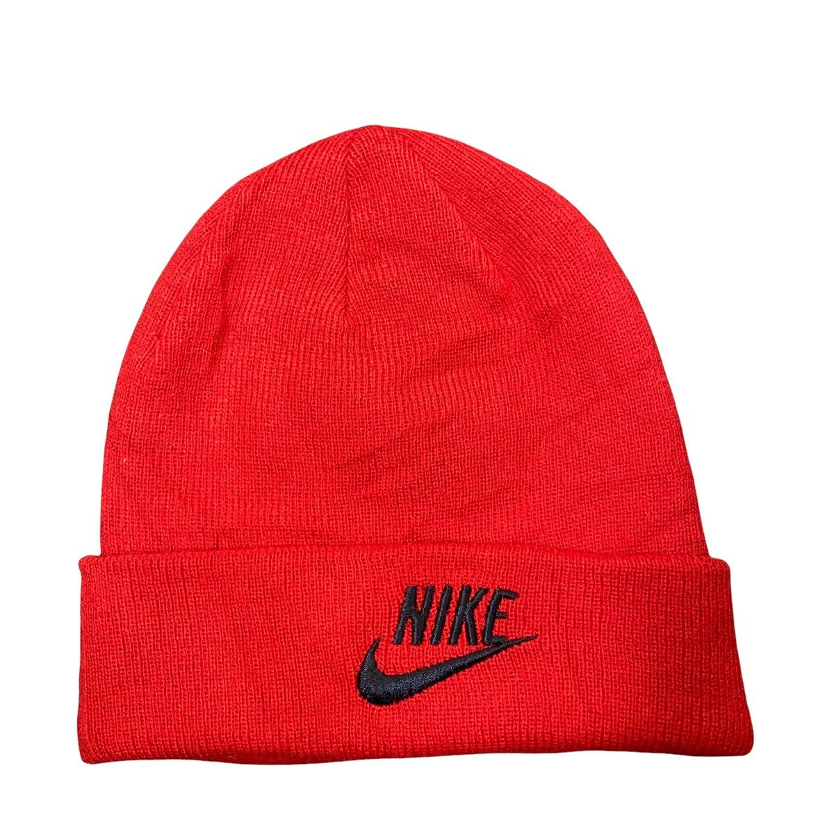 Vintage 90s Nike Embroidery Beanie Unisex Red Colour - 5