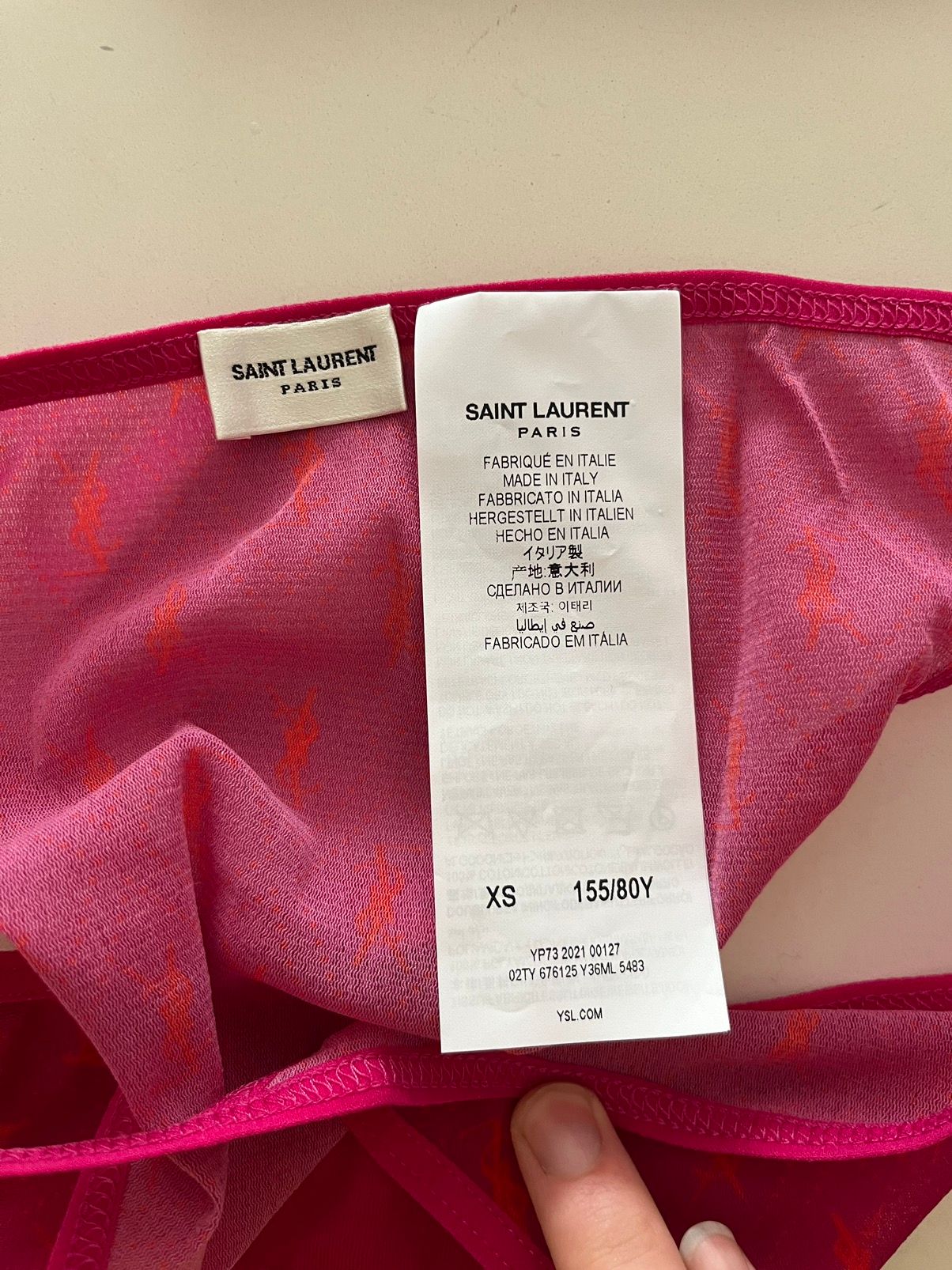 NWT - Saint Laurent Paris Monogram Bra and Underwear set - 6