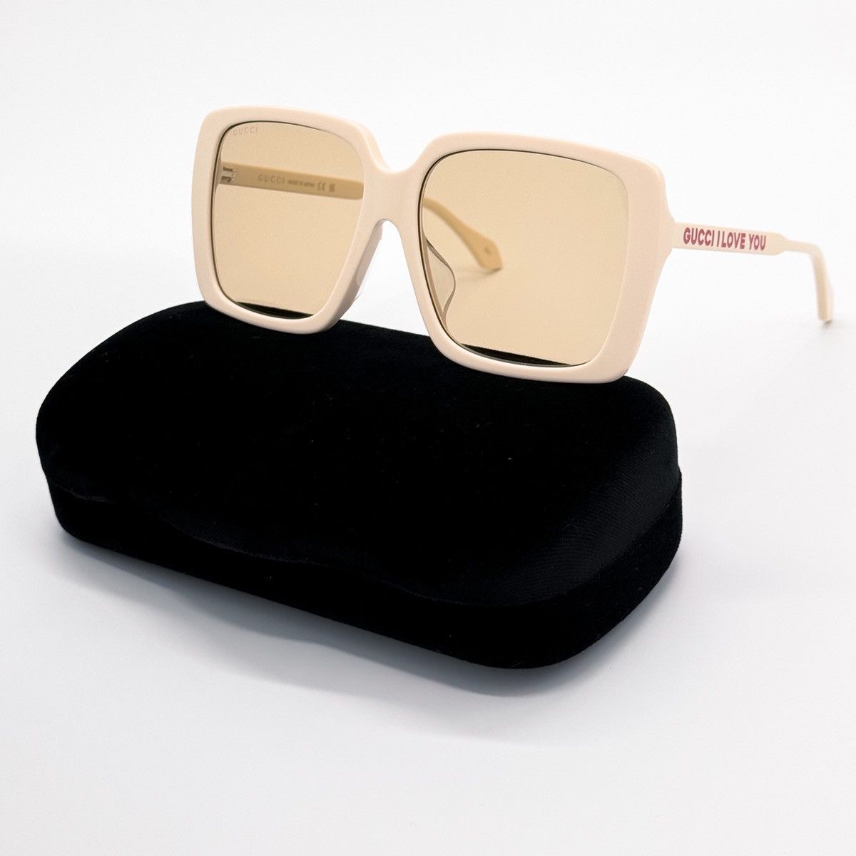 NEW GUCCI GG0567SAN 006 BEIGE WOMEN SQUARE SUNGLASSES GUCCI - 3