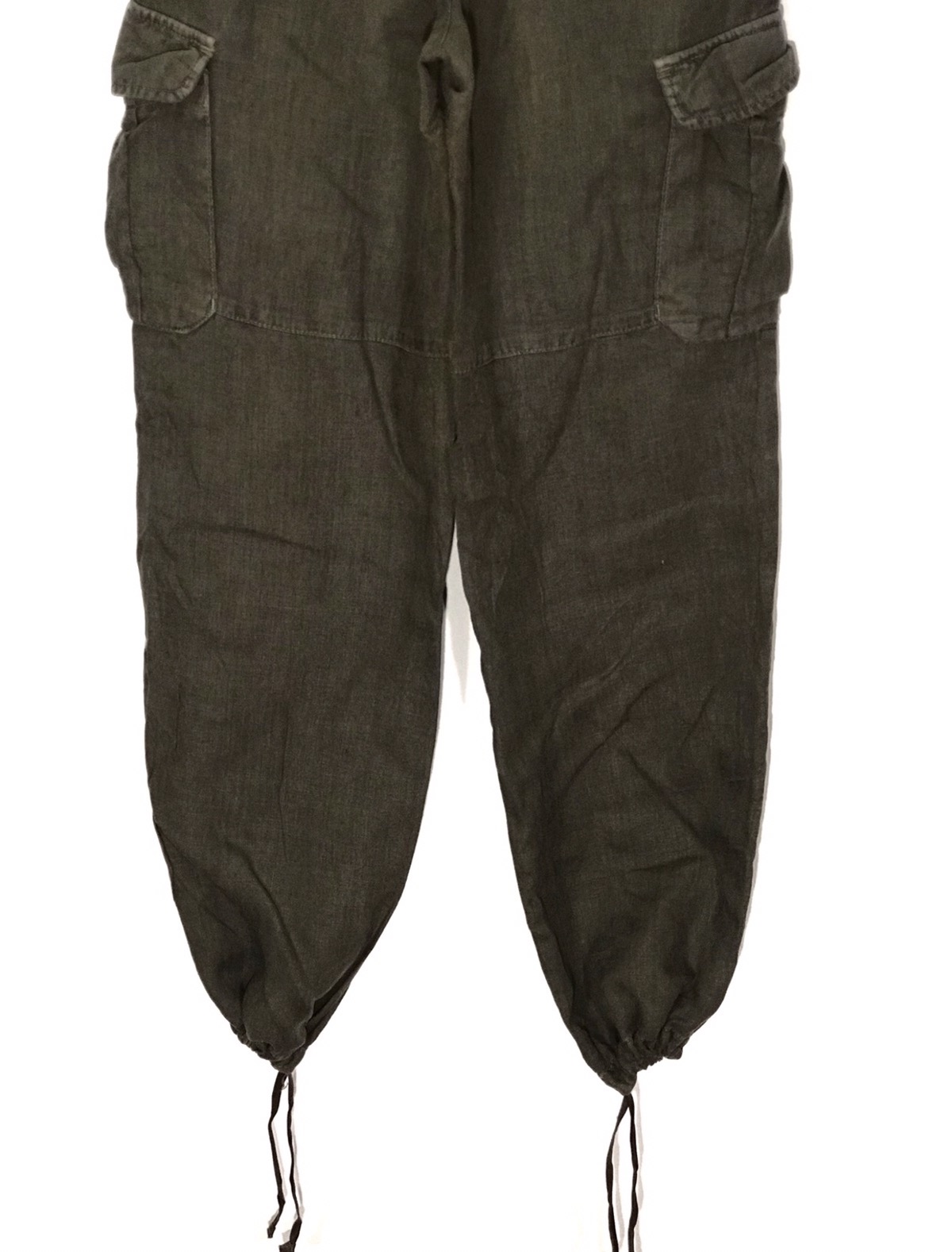 Japanese Brand - Made In Japan Spick And Span Parachute Cargo Linen Pants - 7