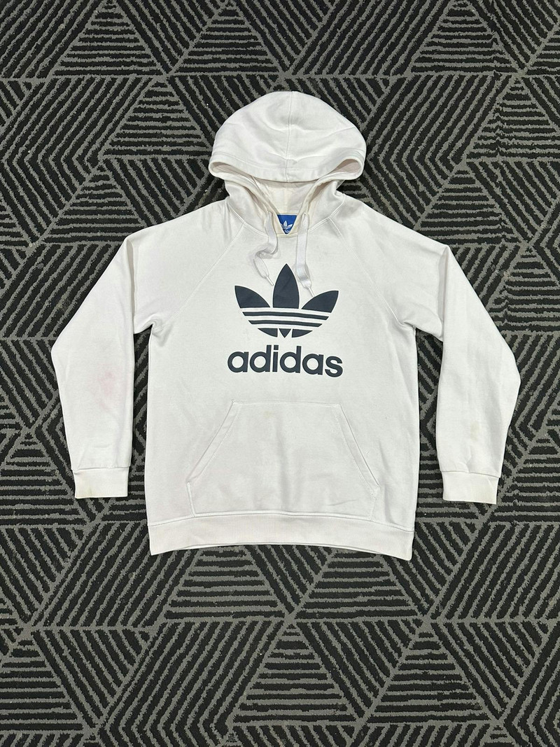 Vintage ADIDAS TREFOIL Y2k Sweatshirt Hoodie - 1