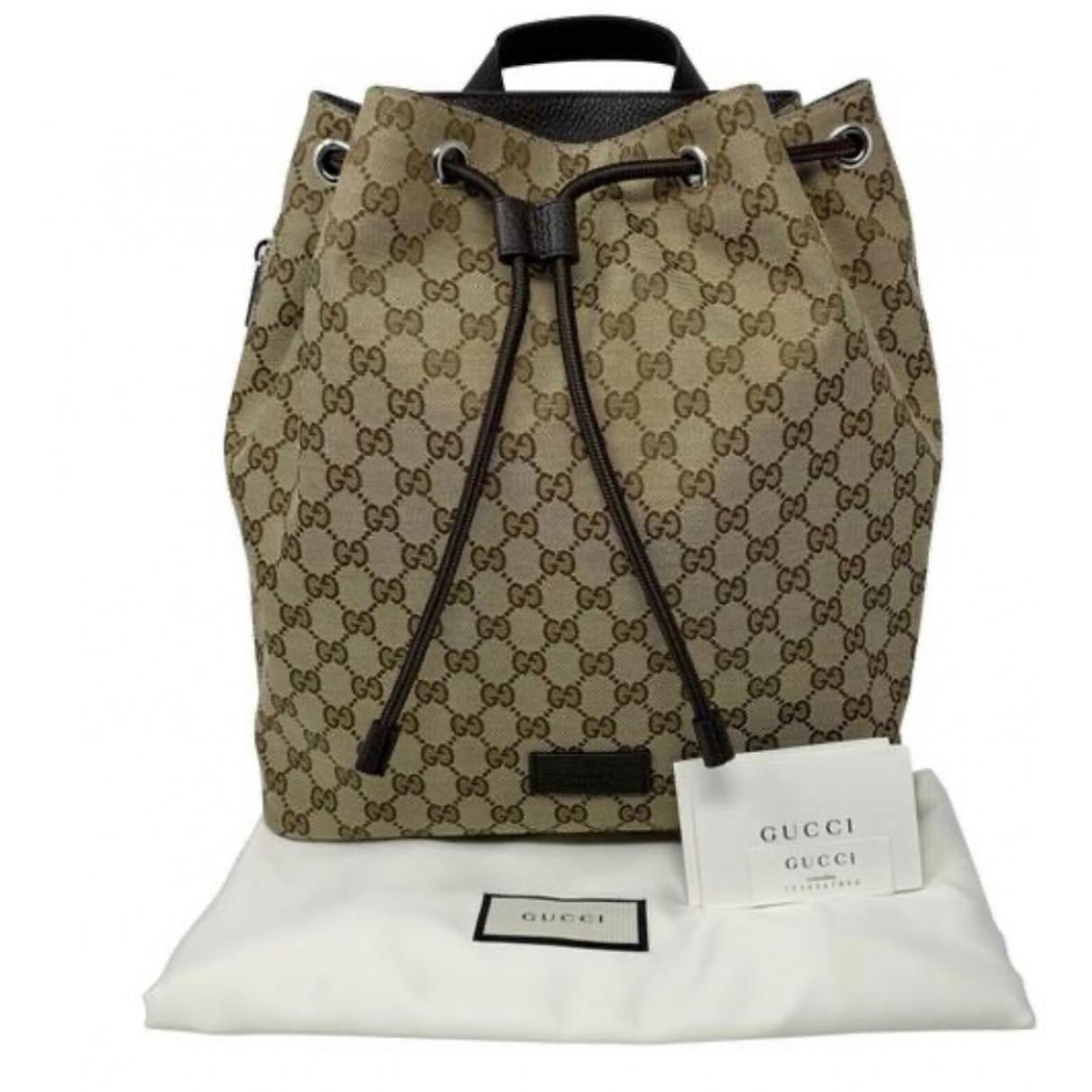  Gucci Gg Supreme Logo Travel Monogram Gg Canvas backpack - 5
