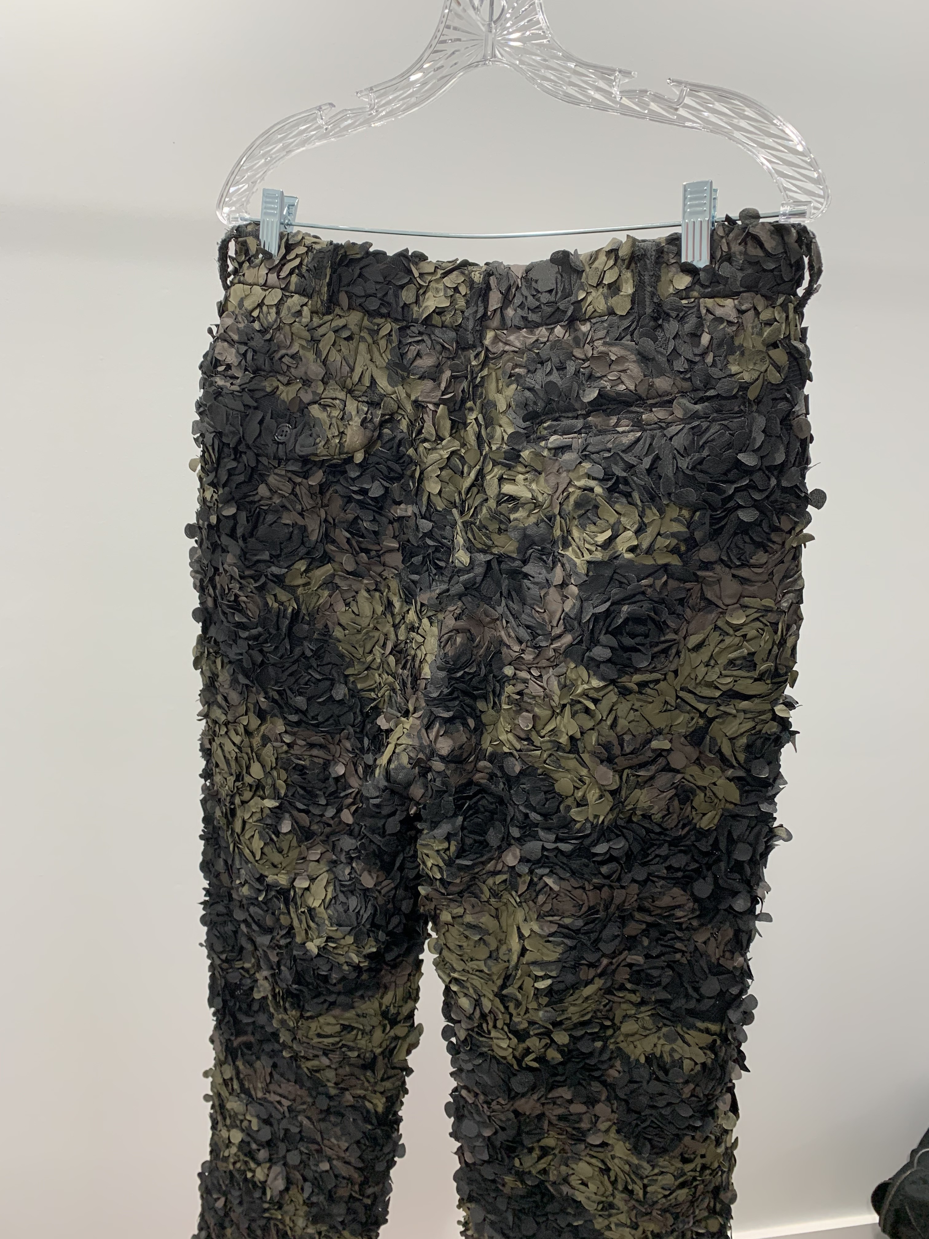ss19 Embroidered Camouflage Trousers - 2