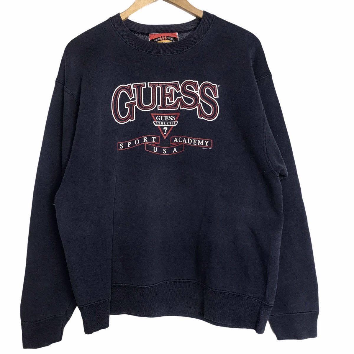 Vintage 1996 guess sweatshirt large size made in usa - 1