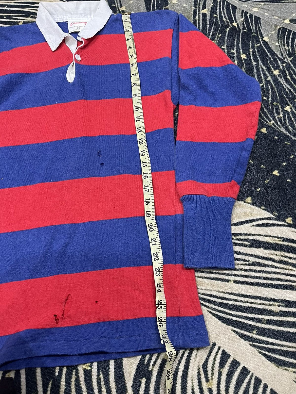 💥Vintage Striped Canterbury Polo Rugby - 7