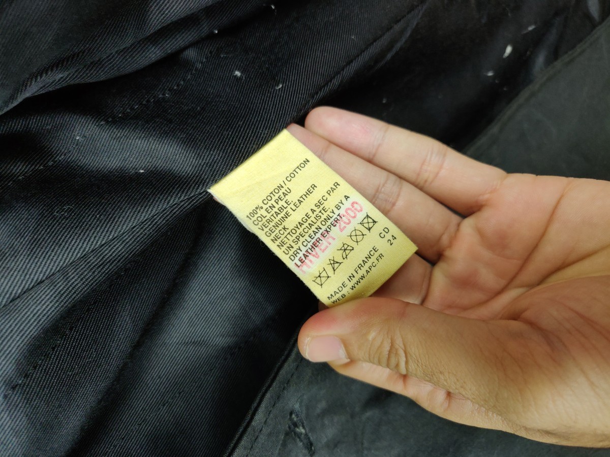 APC Wax Double Breast Jacket Long Coat - 11
