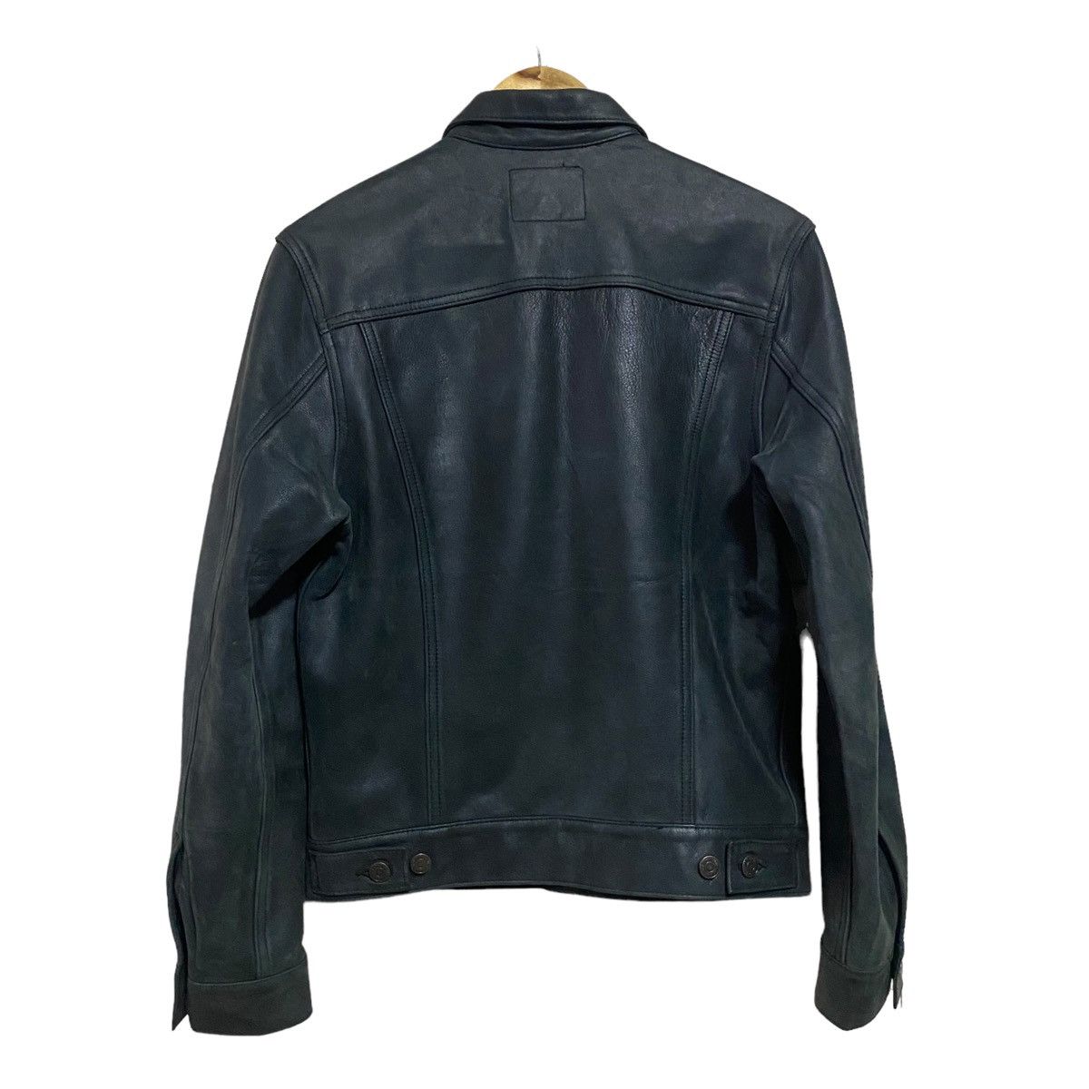 FW2011 Levis X Supreme Leather Trucker Jacket - 3