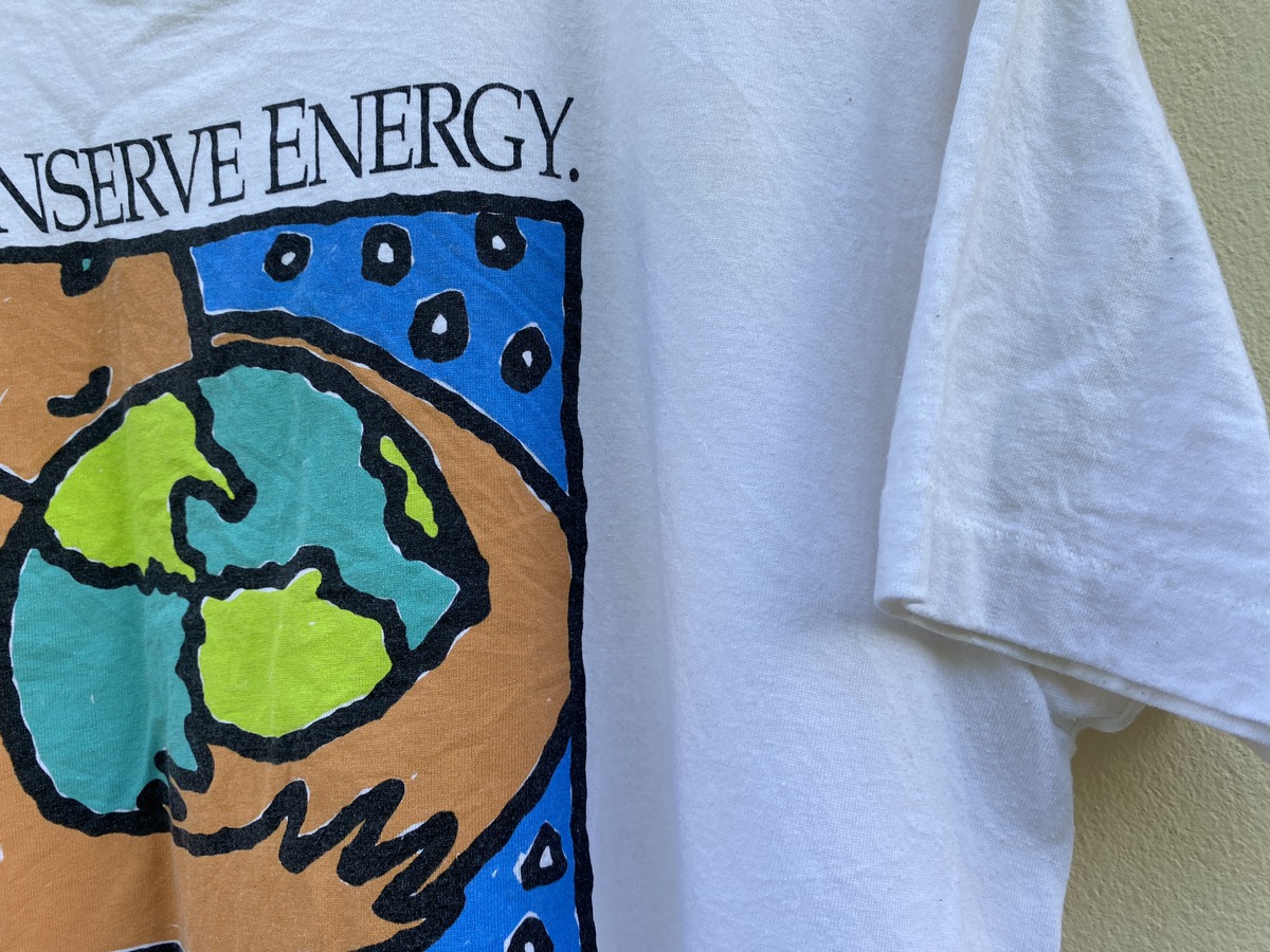 Vintage - Vintage 90s Earth Conserve energy SDGE USA single stitch - 6