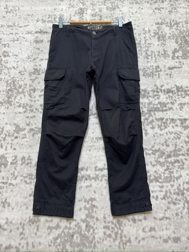 Hysteric Glamour Black 3/4 Cargo Pants Japanese Punk Archive - 1