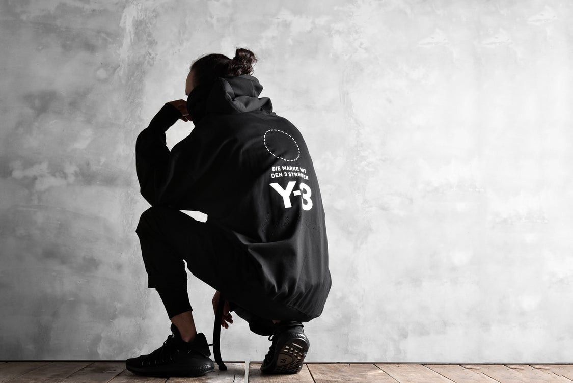 Y-3 Yohji Yamamoto x Adidas- Stacked Logo Hoodie - 10