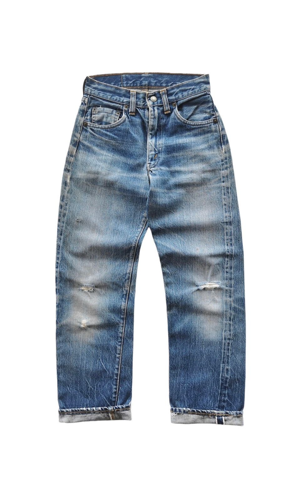 80s Vintage Levis Selvedge Jeans For Kids - 1