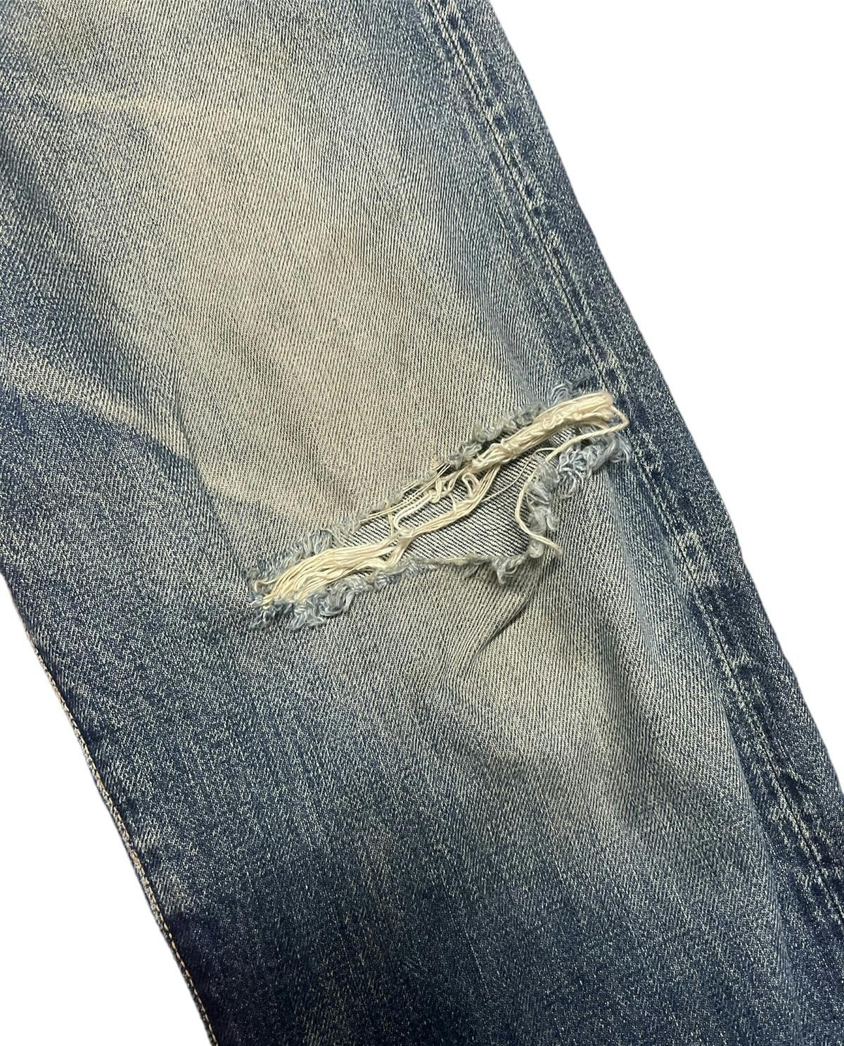 Evisu Denim distressed selvedge jeans - 7