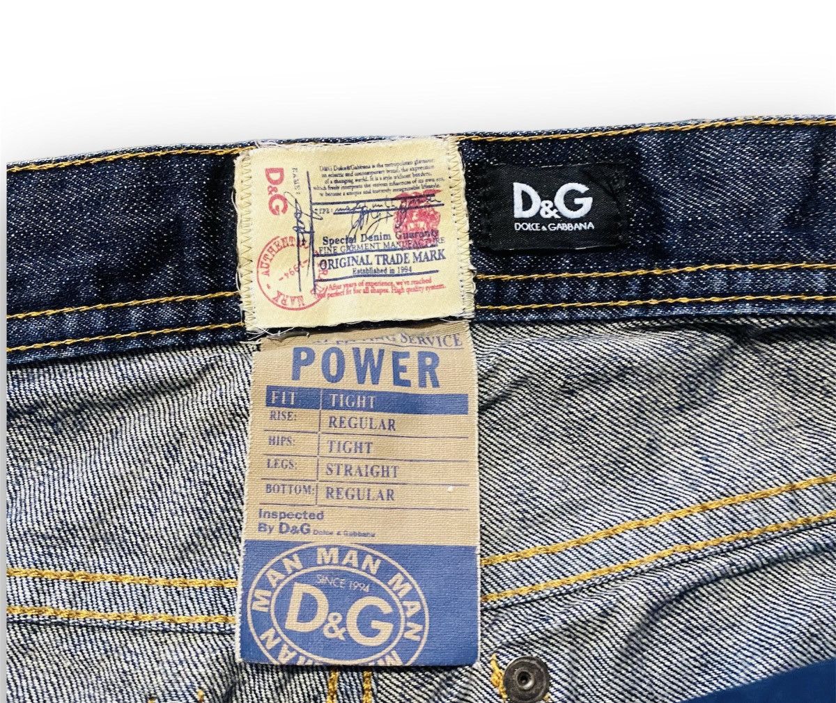 Dolce Gabbana Vintage Ripped Denim Jeans W30 L30 Y2K - 9