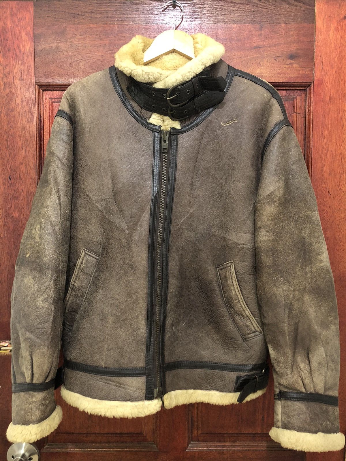 Usaf - 🇺🇸 Vintage B 3 Us Air Force Shearling Sheepskin Jacket - 1