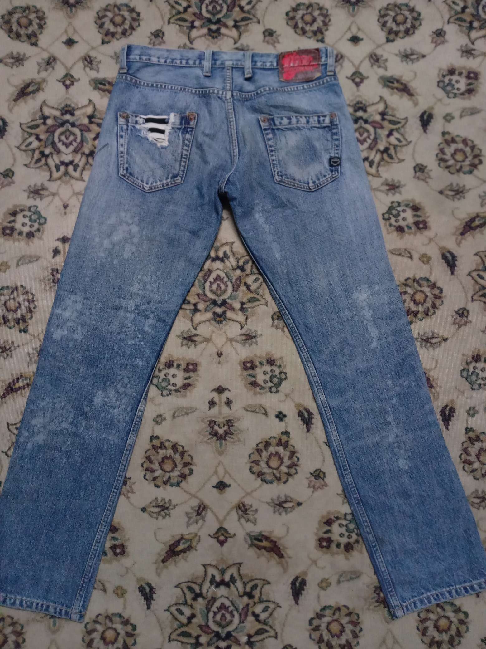 Rare vintage RNA distressed acid wash denim Kapital Undercover - 5