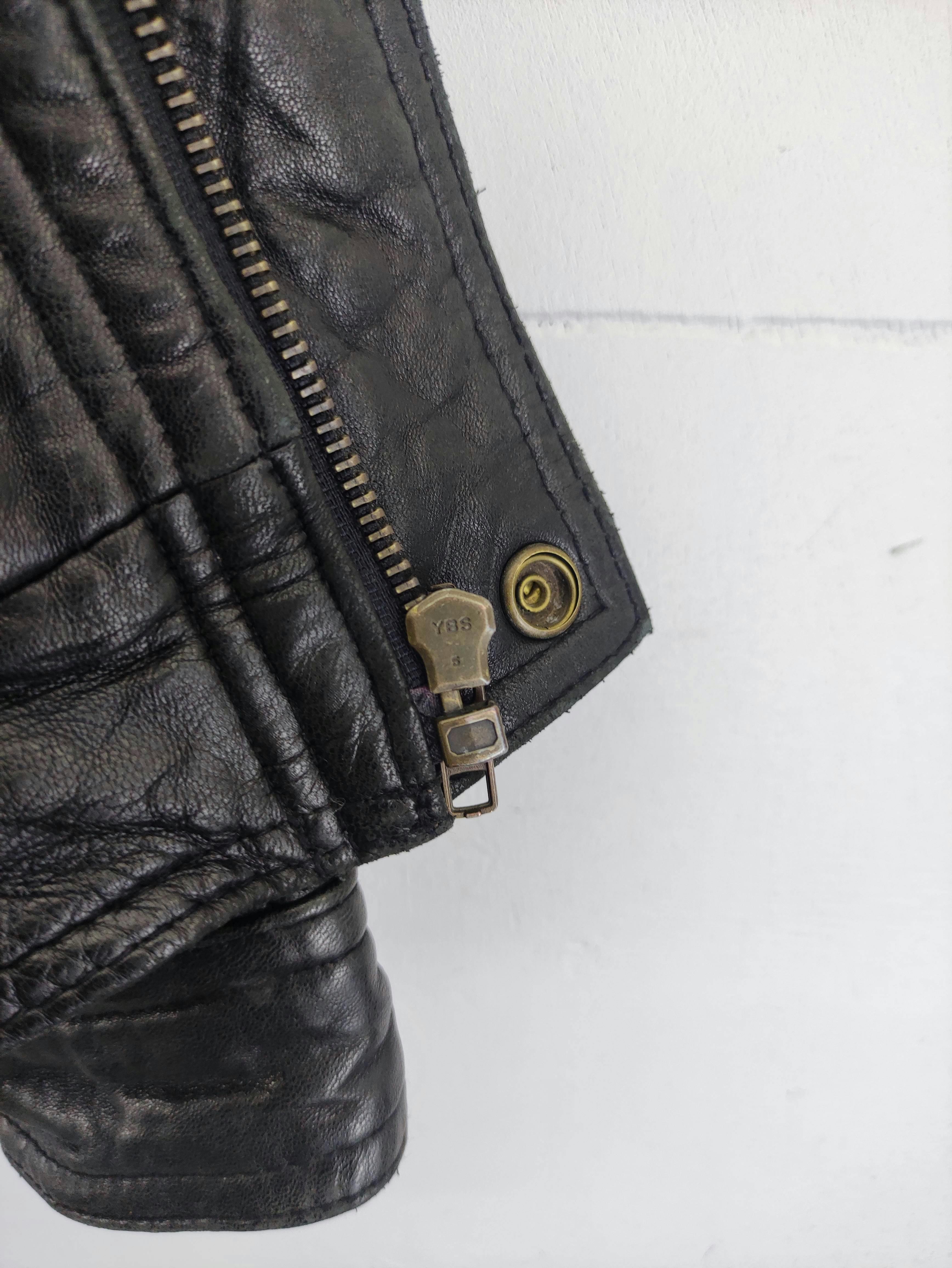 Vintage Ys Eachs Leather Jacket Zipper - 7