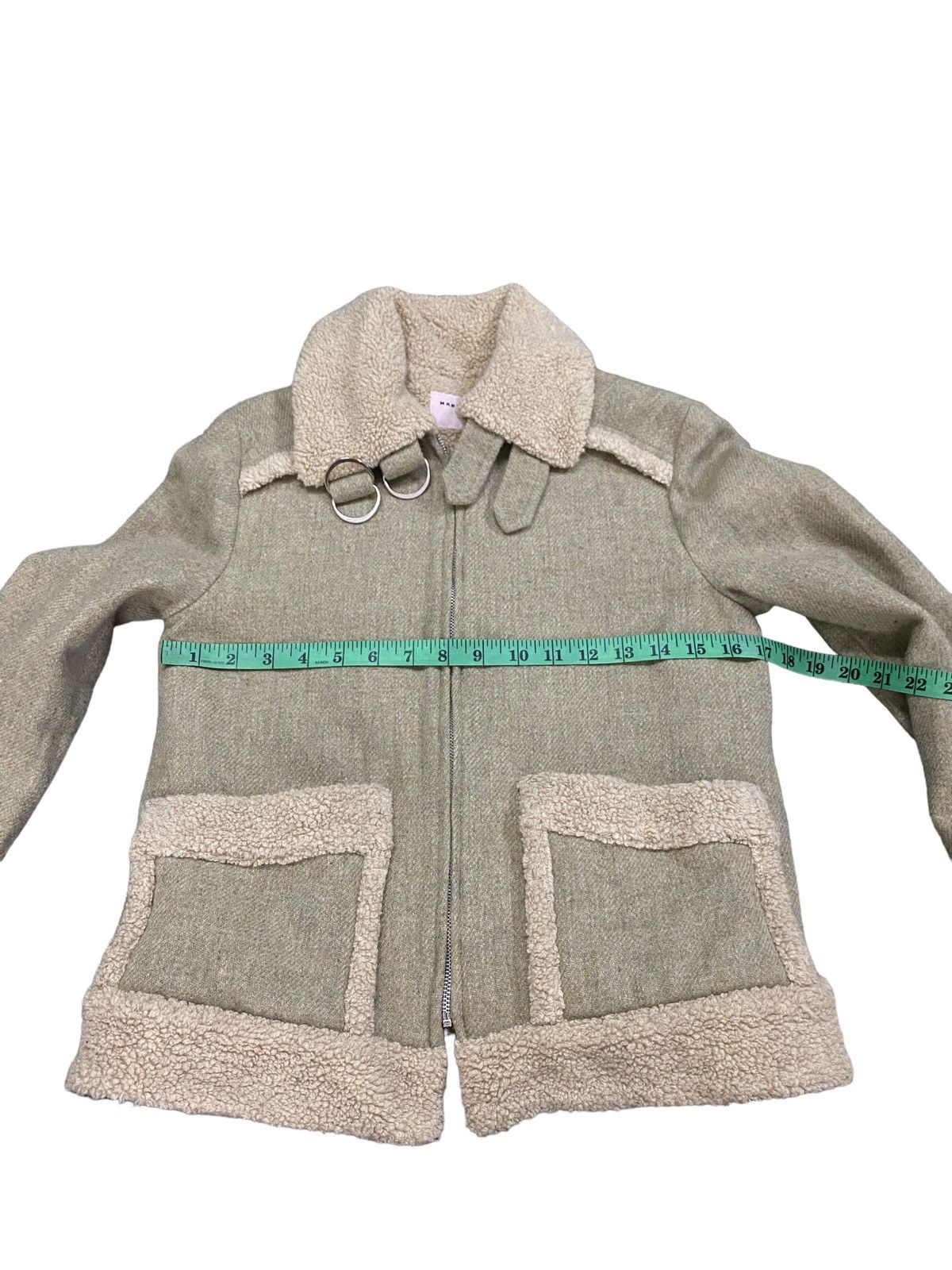 Vintage Marc Jacobs Look Sherpa Zipper Jacket Size 4 - 11