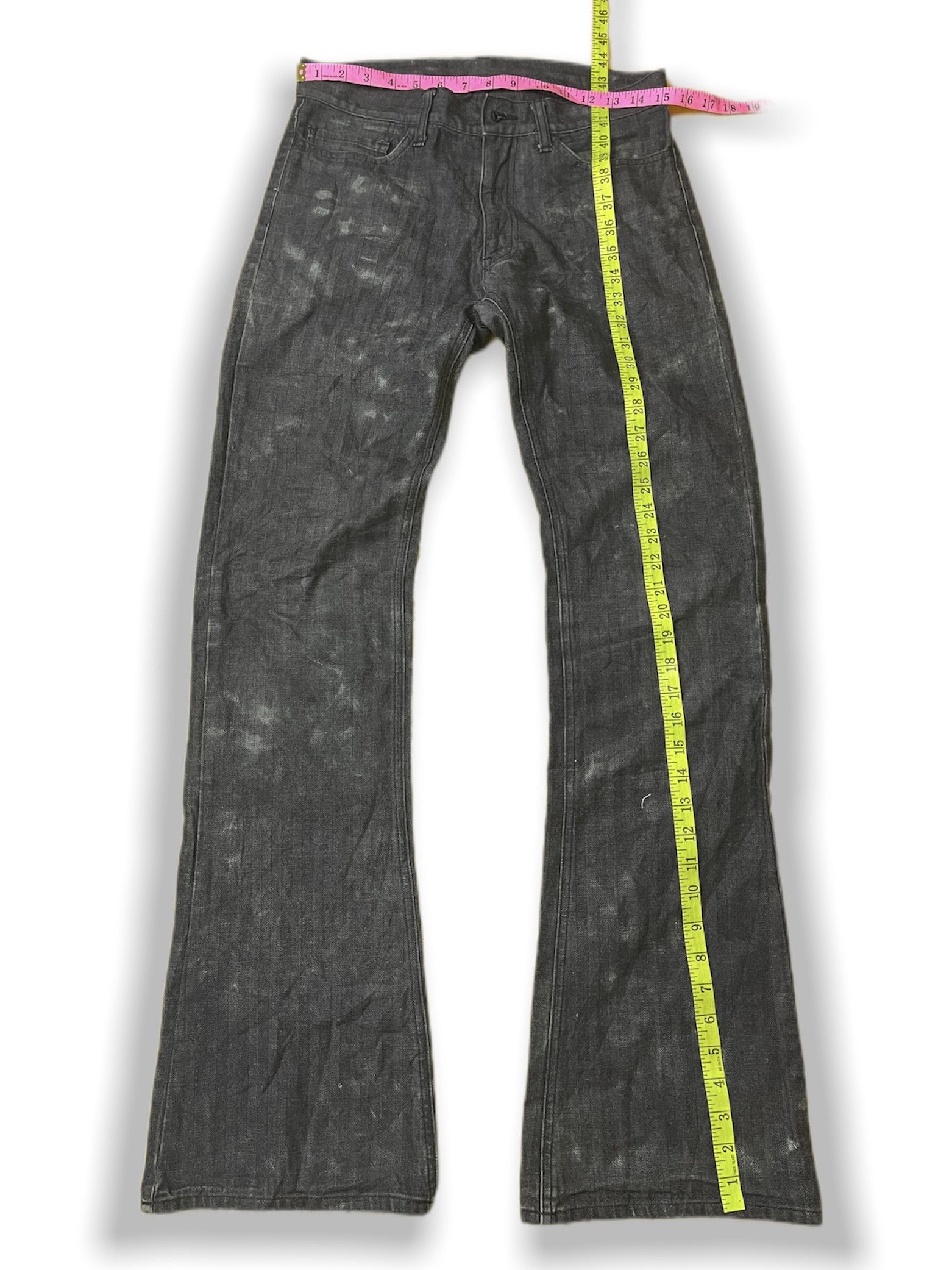 Japanese Brand - Distressed EDGE RUPERT Flare Denim Jeans HISTERIC STYLE - 3