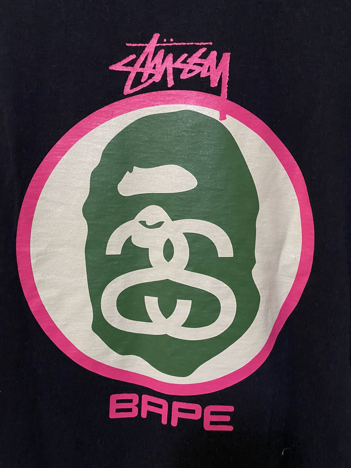 A bathing Ape BAPE X Stussy Collaboration Tshirt - 5