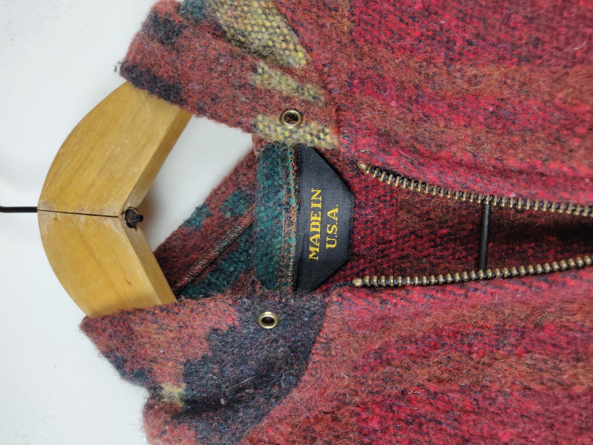 Made In Usa - Vtg Made in USA Art Hoodie Sweater Jacket Out - 5