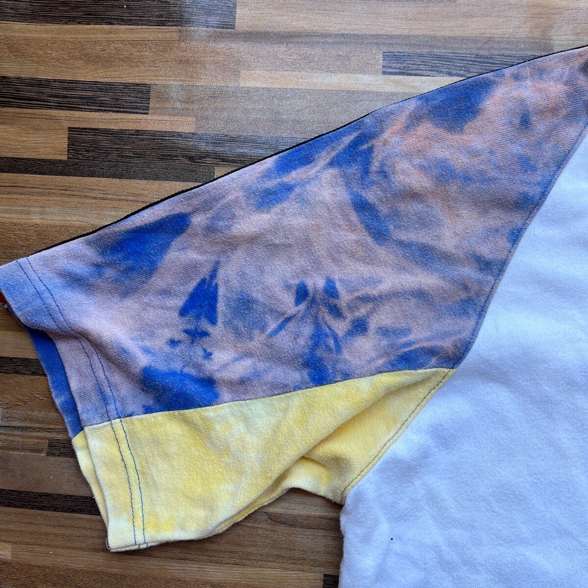 Vintage 1985 Fubu Collection Bleach Wash TShirt Made In USA - 9