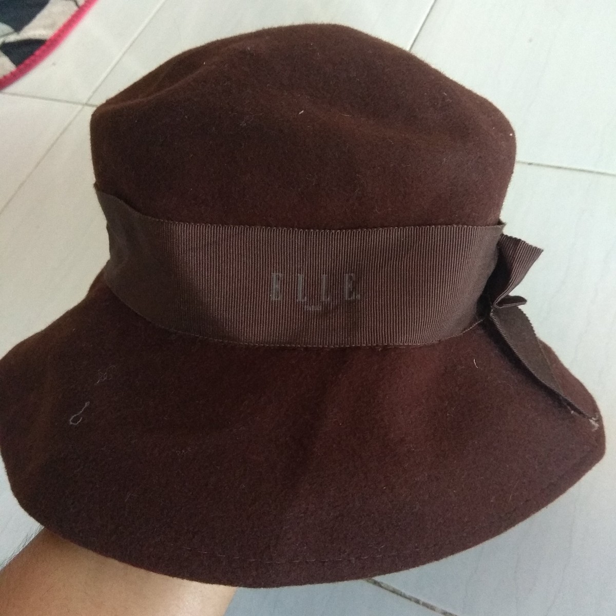Italian - LAST DROP! ELLE Designer Brown Bucket Hat Cap Hip Hop - 2