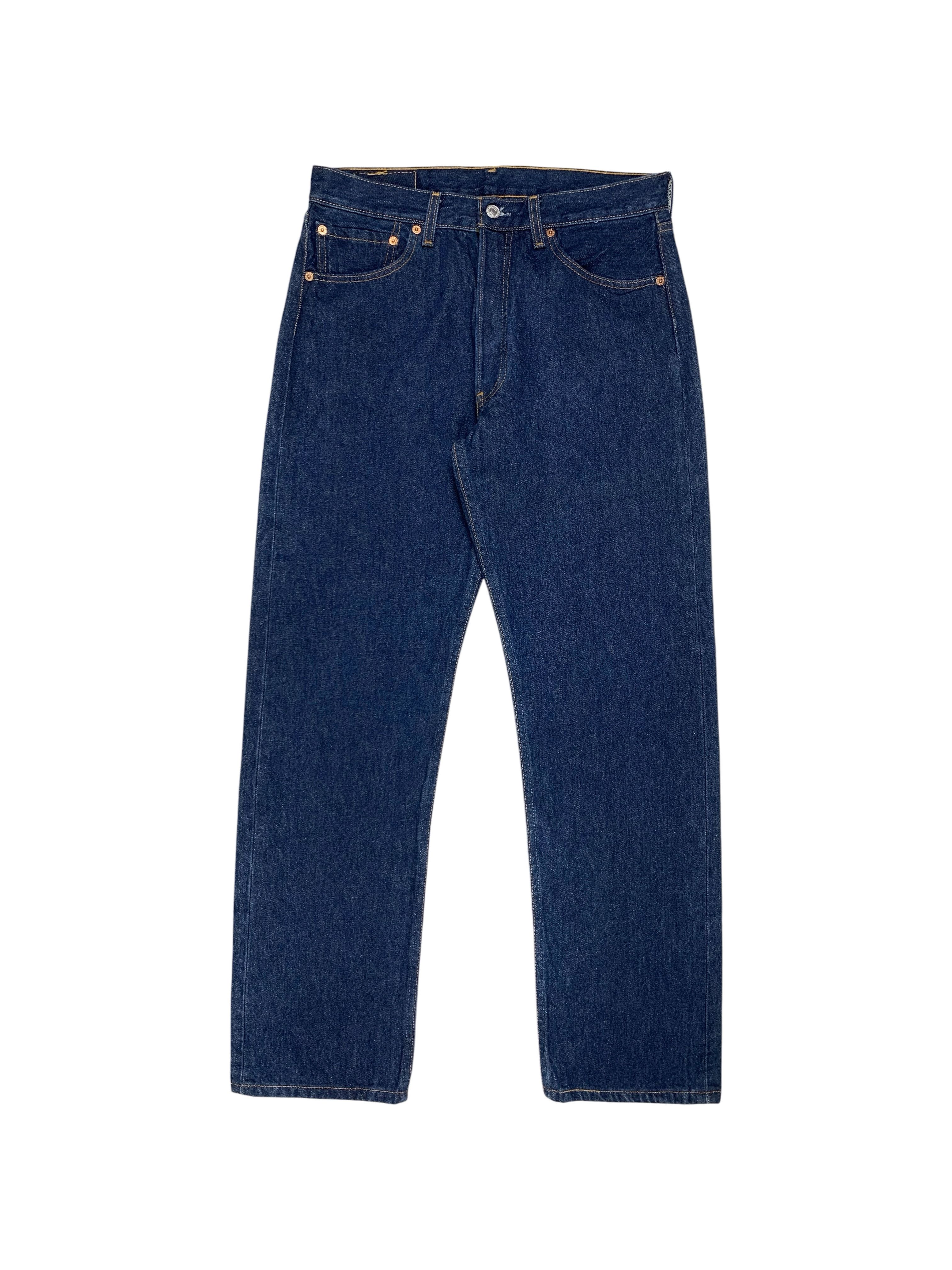 Deadstock Levi’s 501 Dark Blue Jeans - 2