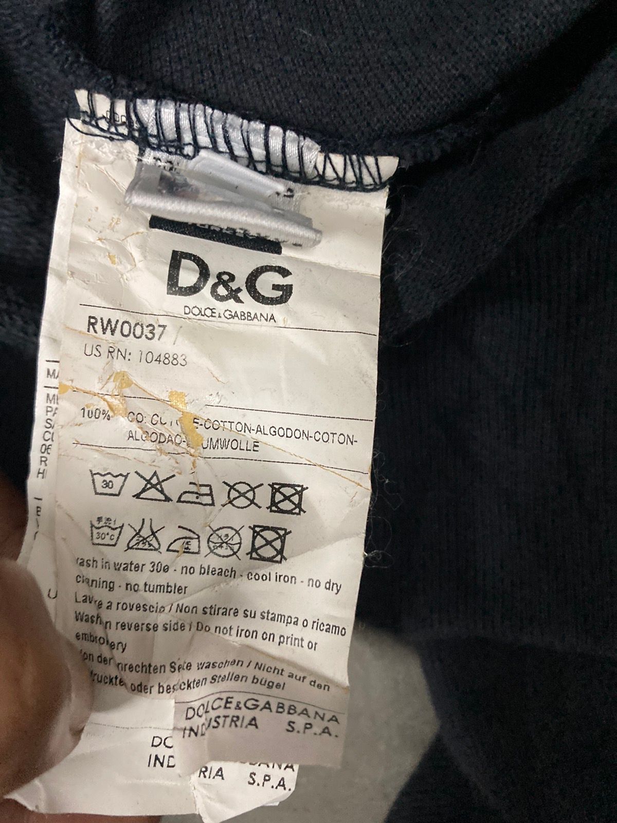 Dolce & Gabbana Zipper Sweatshirt With Button Up - 14